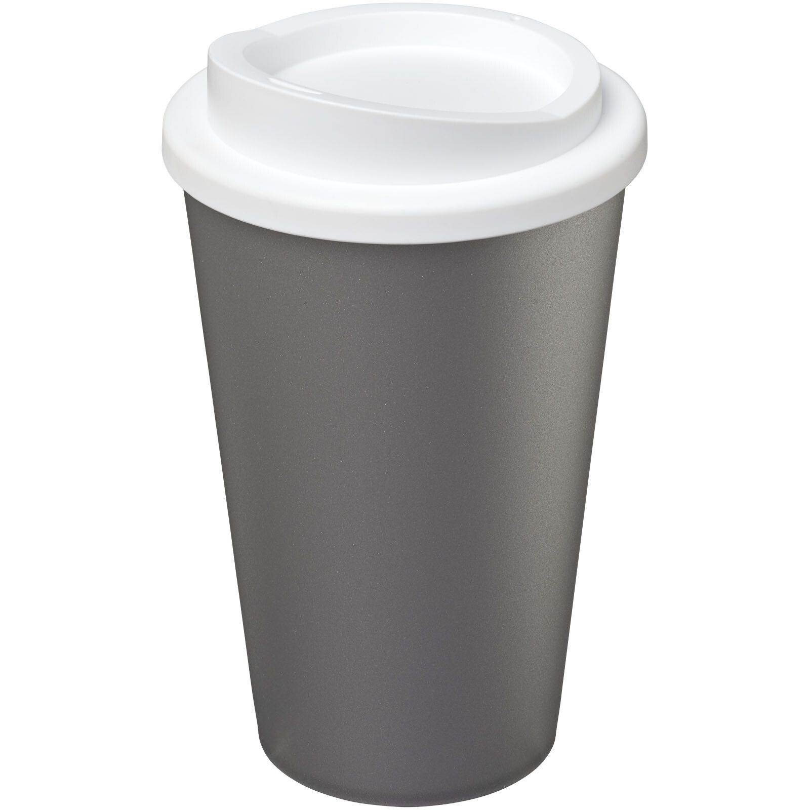 Americano 350 ml Isolierbecher - silber -  weiss-662