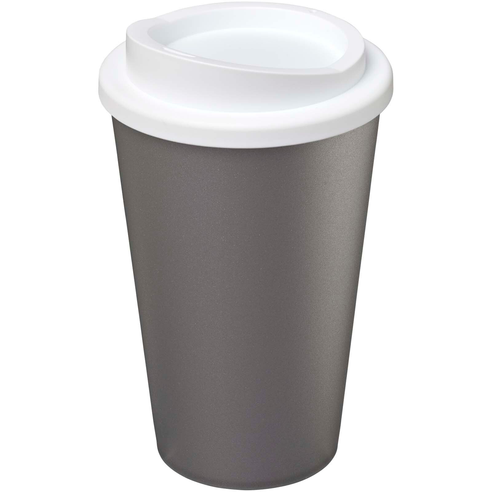 Americano 350 ml Isolierbecher - silber -  weiss-662
