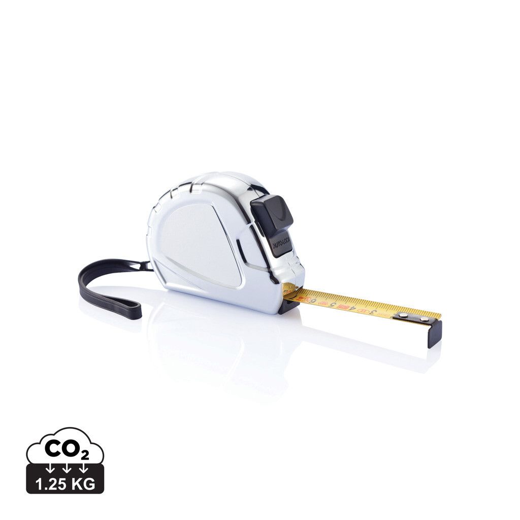 5m/19mm Auto-Stopp Maßband Ergonomic - silber-854