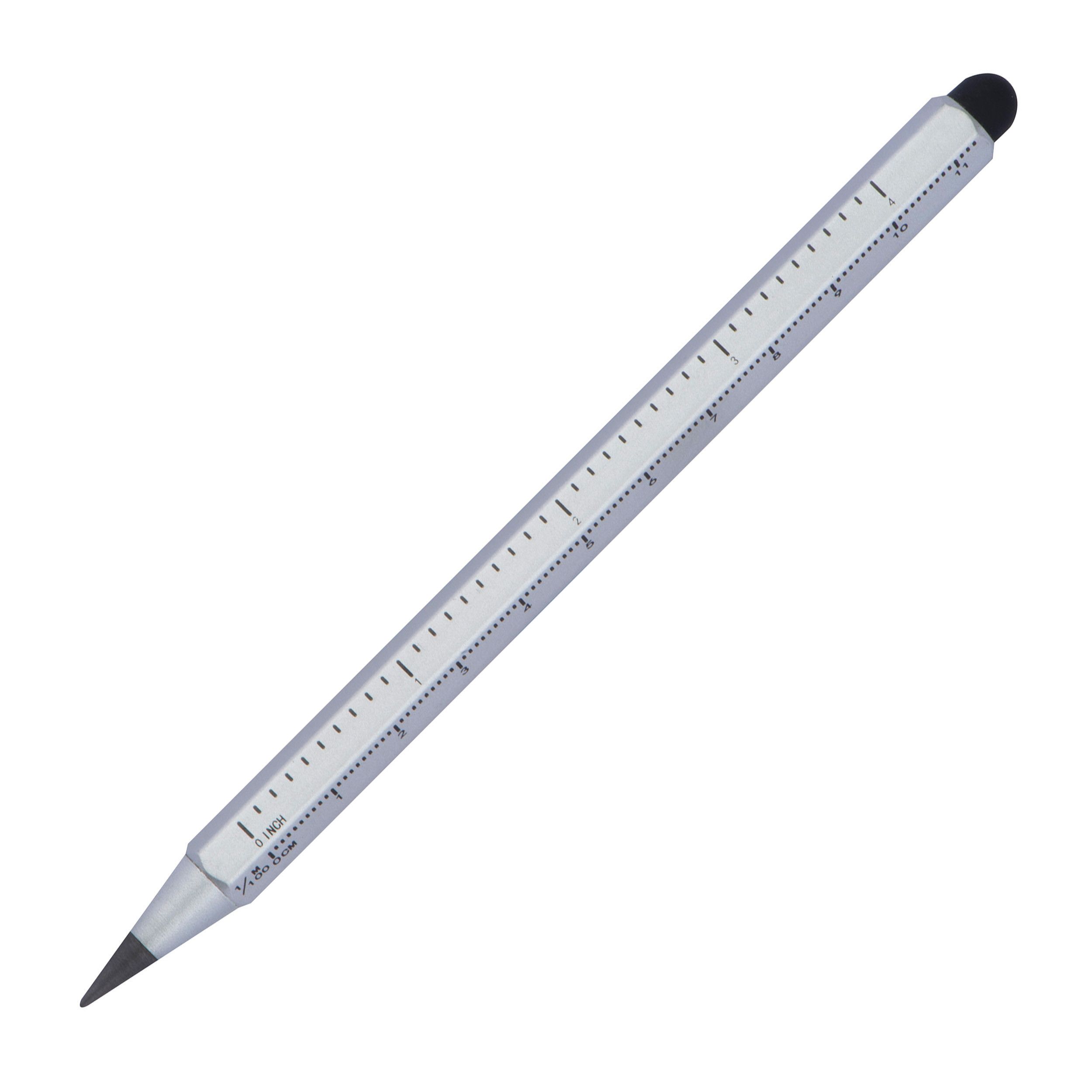 Tintenloser Schreibstift Halmstad - silbergrau-605