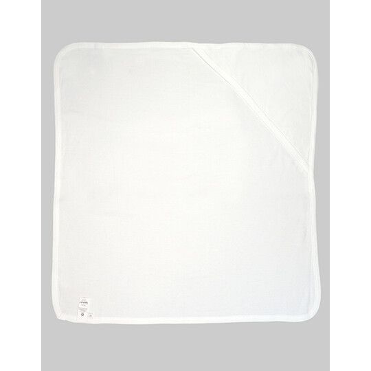 Baby Hooded Blanket - white - white-228