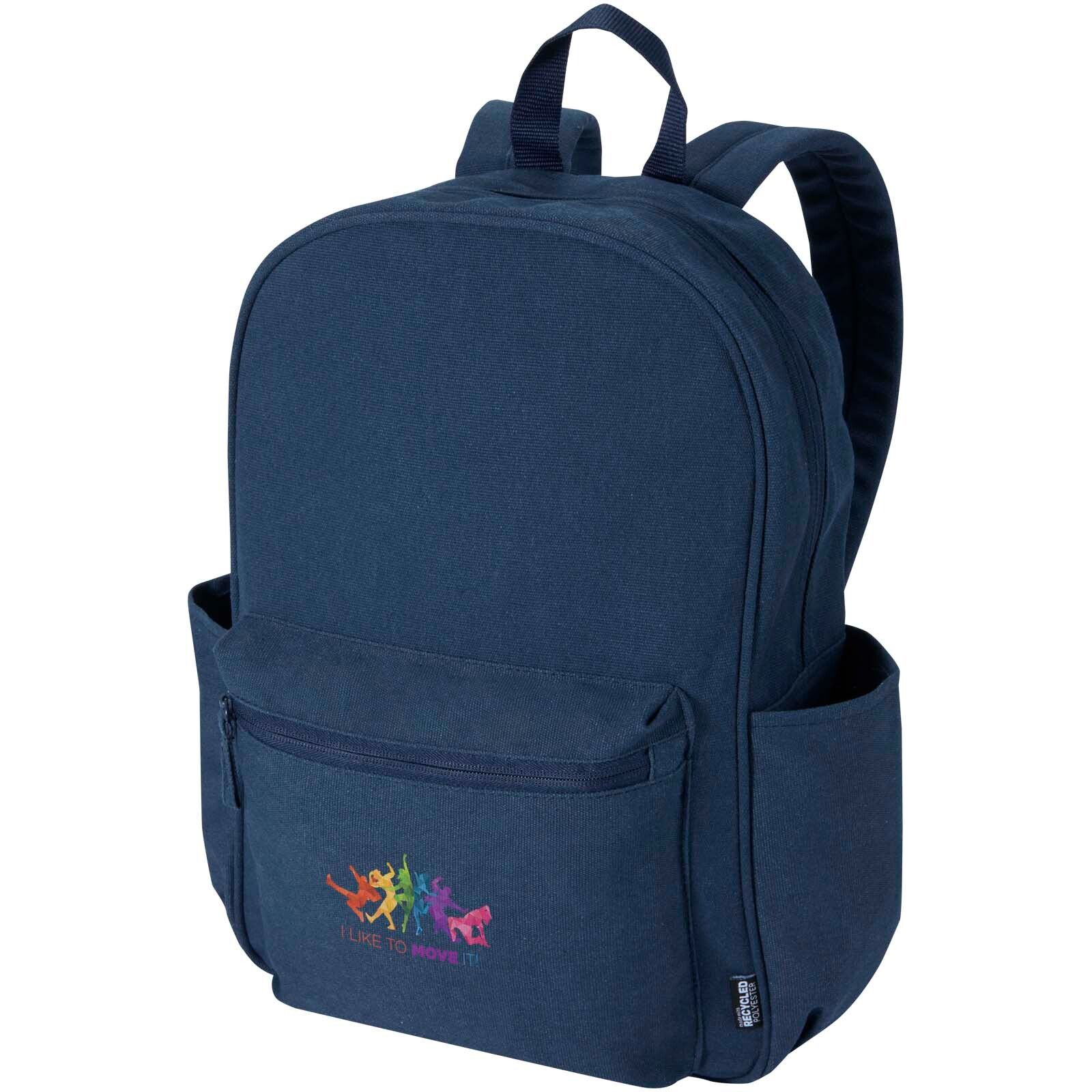 Recanvas 15,6” GRS recycelter City-Rucksack 16L - navy-804
