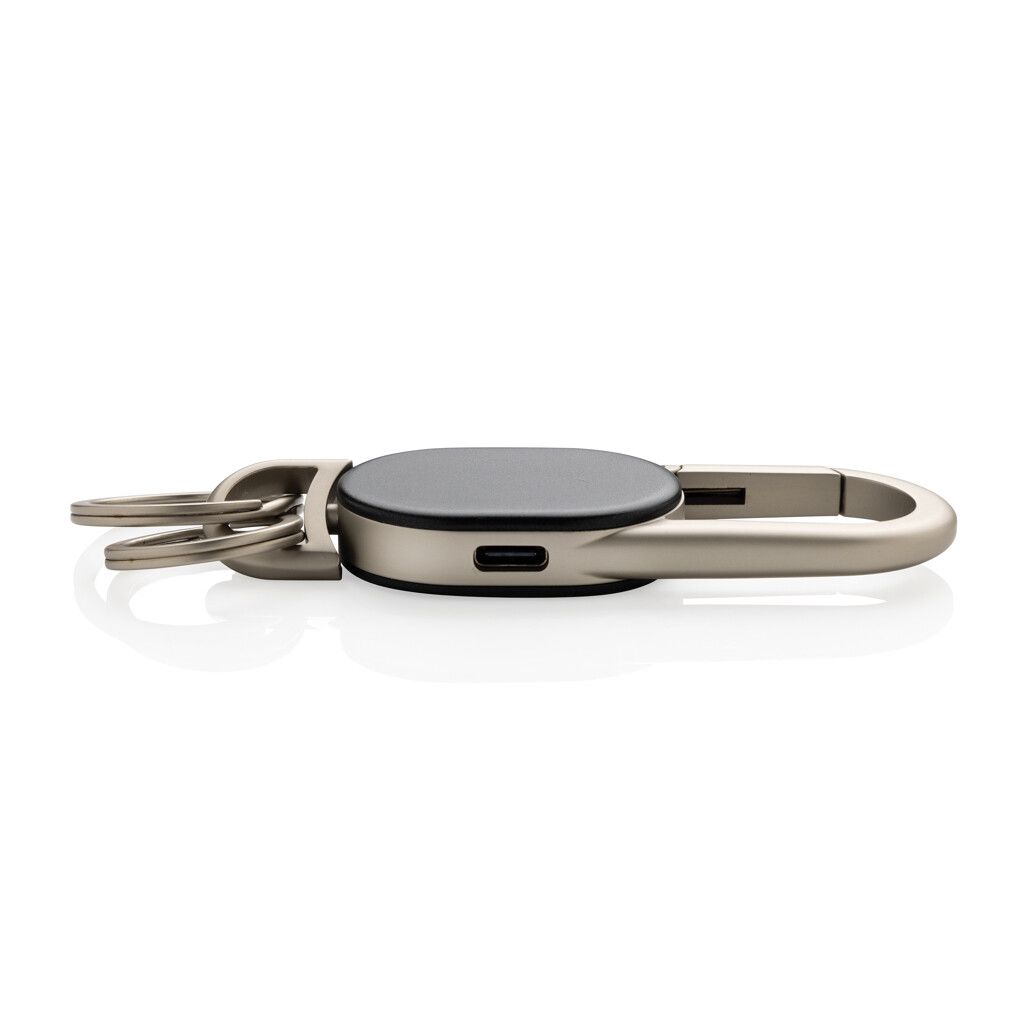 Schlüsselanhänger Keyfinder mit weltweiter Ortung und USB-C - schwarz-374