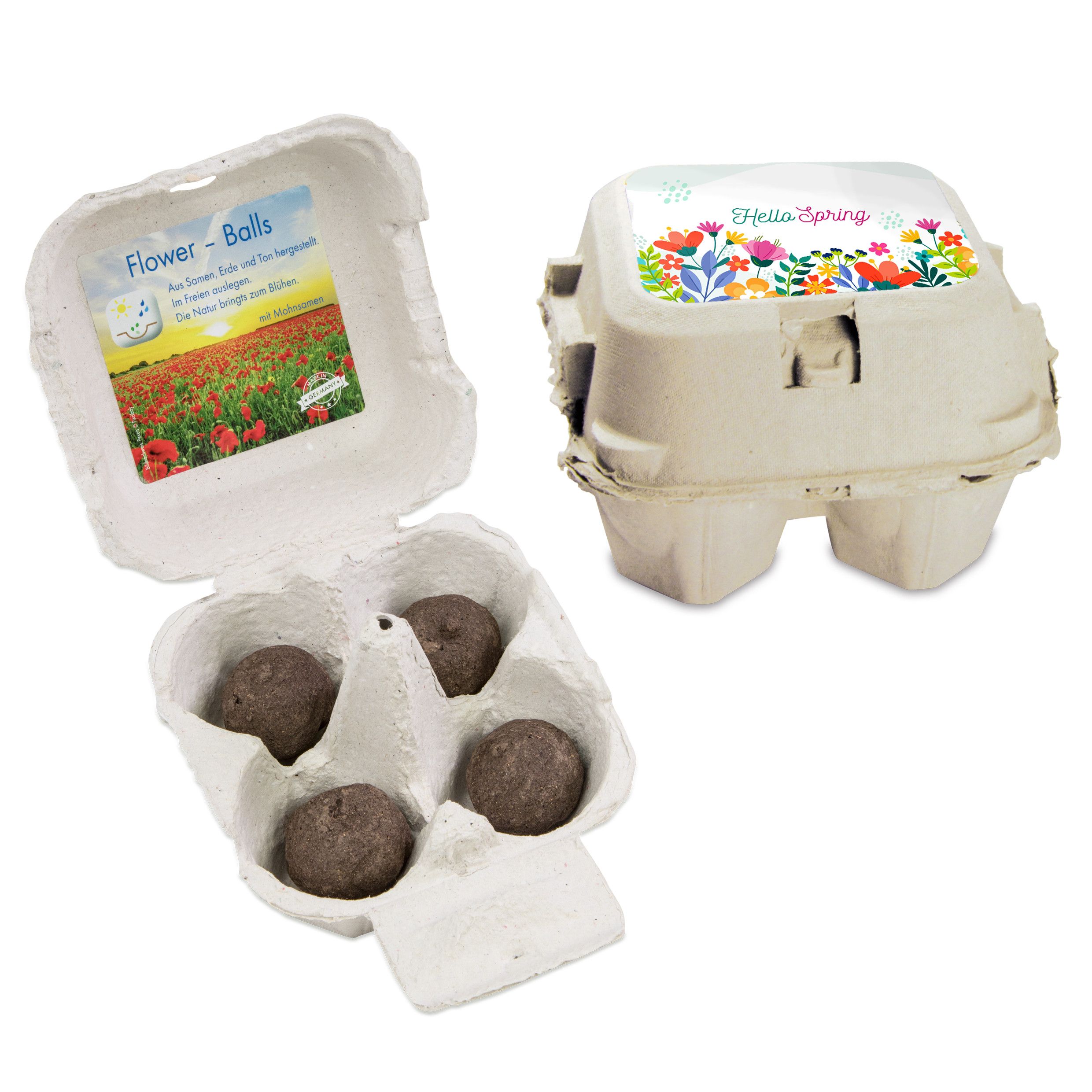 Das Grüne vom Ei - Flower-Ball Box - Sommerblumenmischung-697