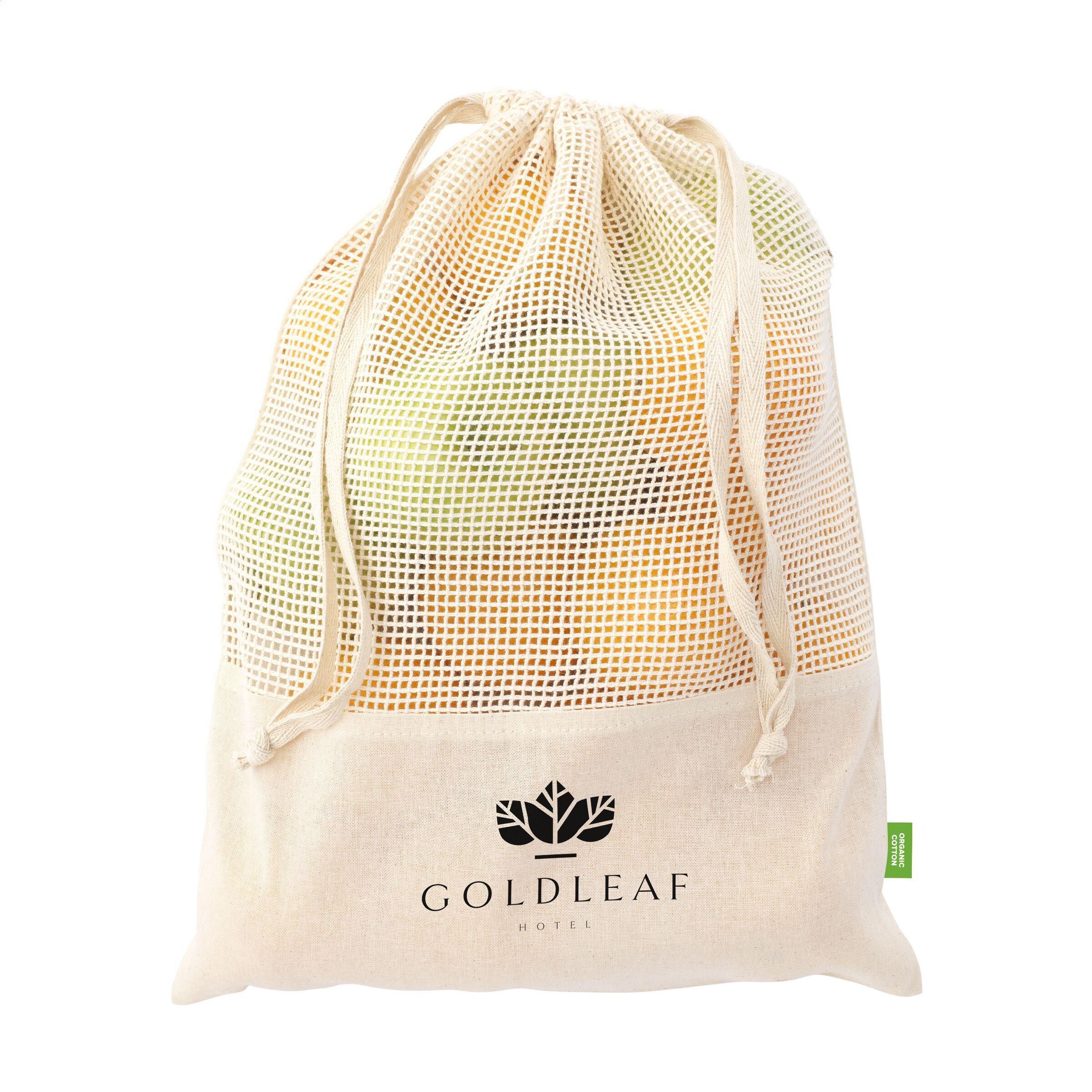 Natura Organic Mesh Bag (120 g/m²) Obstbeutel - neutral-24