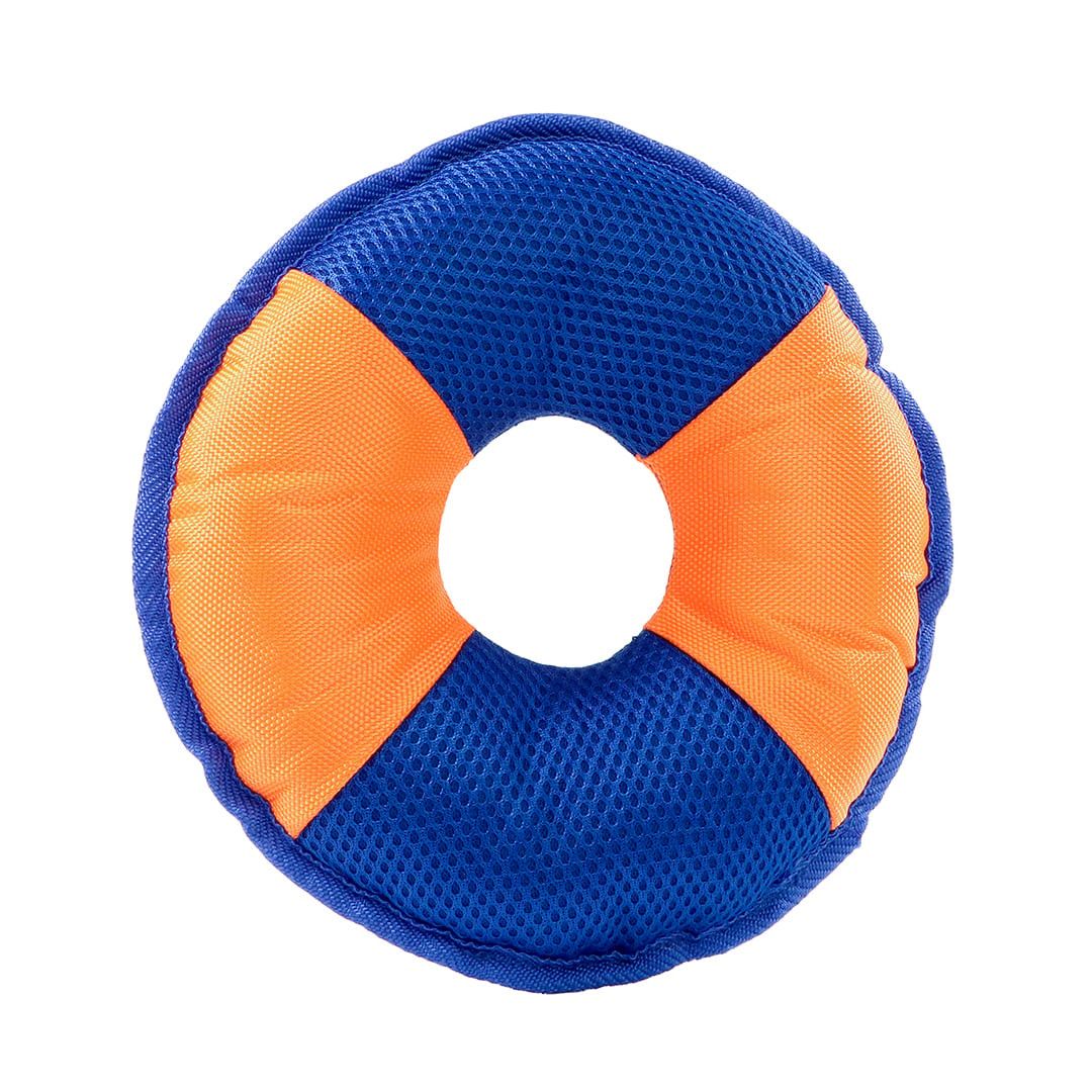 MiniFeet® Hundespielzeug Flying Disc - orange - blau-988