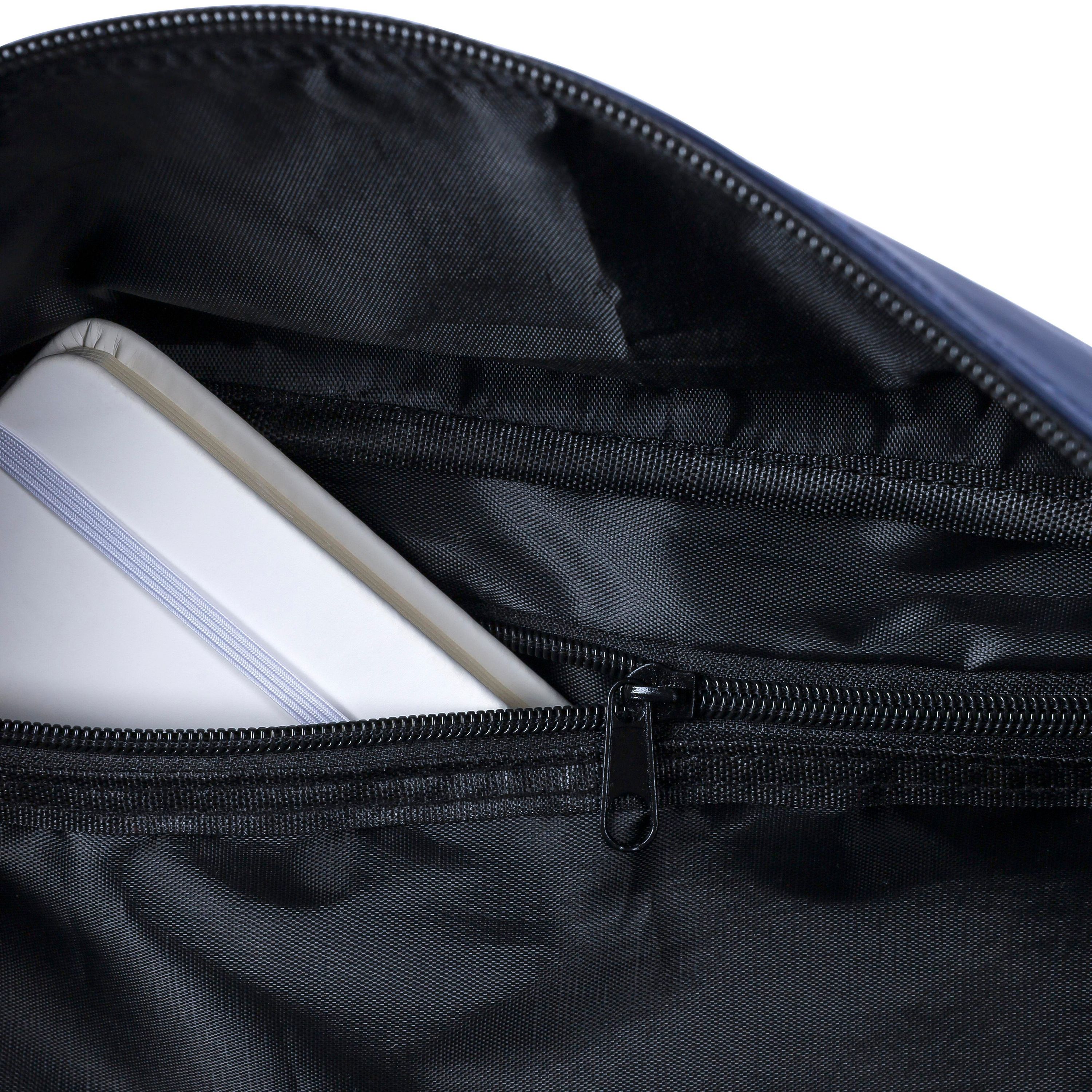 Recycelte PU-Reisetasche Mirae - schwarz-302