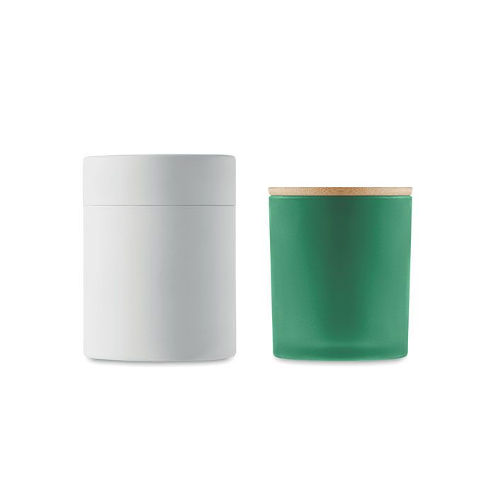 Kerze im Glas 120 g KEOPS SMALL - grün-813