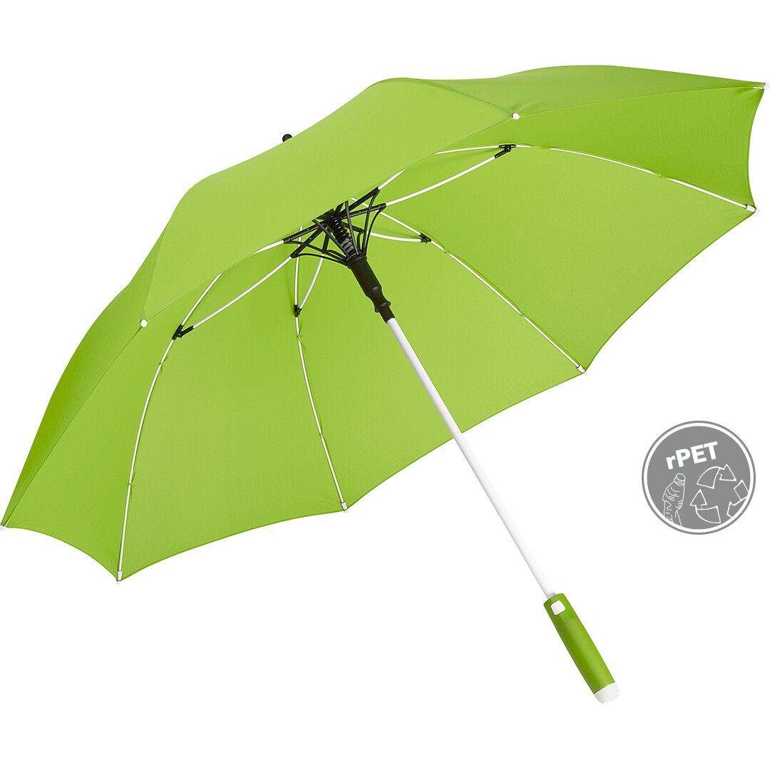 AC-Midsize-Stockschirm FARE® Whiteline Ø112 cm - limette-709