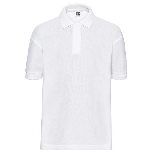Kids Classic Polycotton Polo - white - 140 (9/10)-683