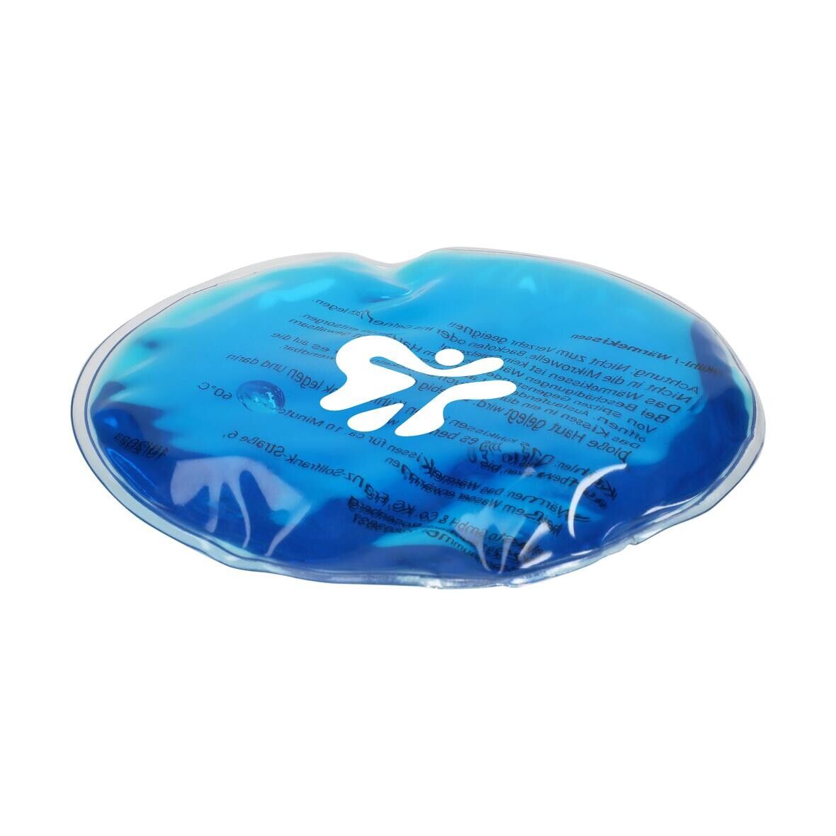 Kühl-/Wärmekissen Round - blau - transparent-445