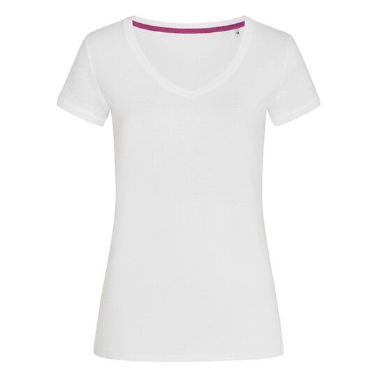Megan V-Neck Women - white-457