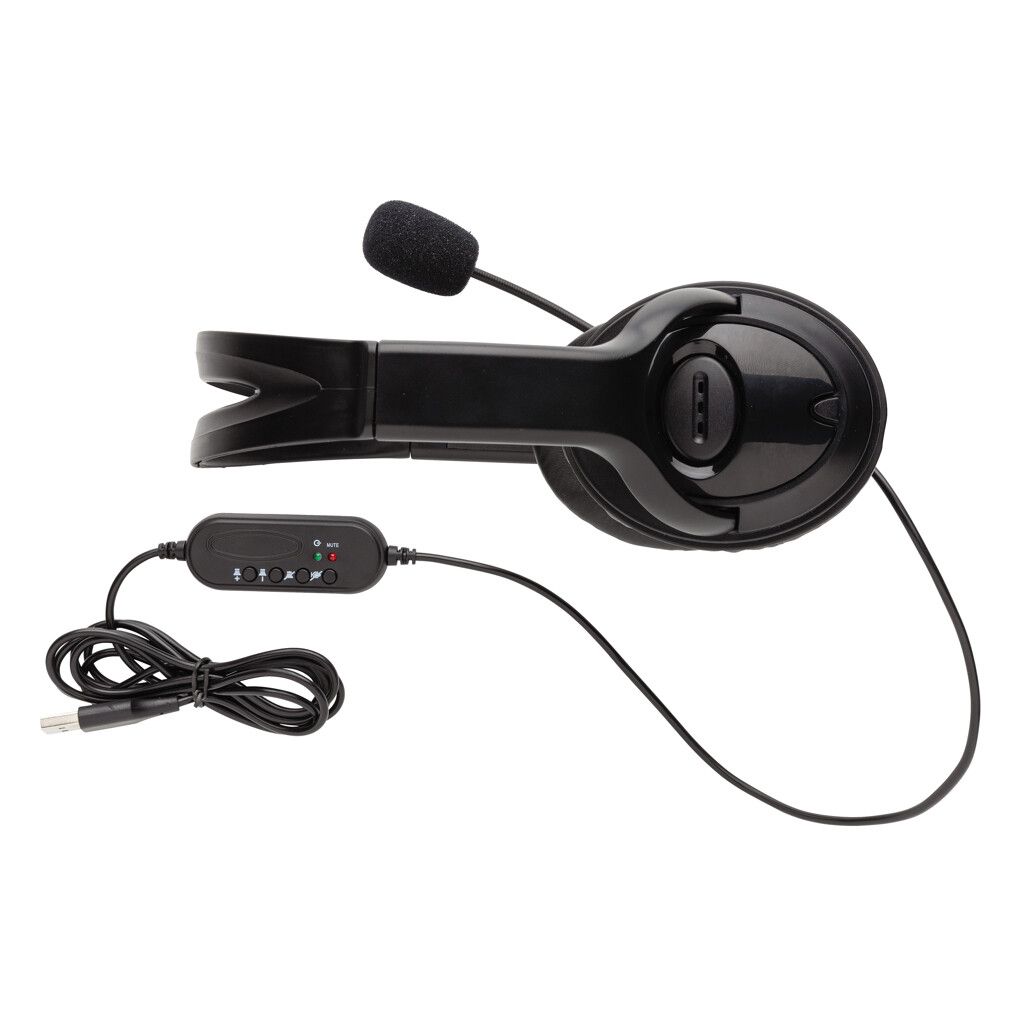 Over-Ear Headset mit Kabel - schwarz-742