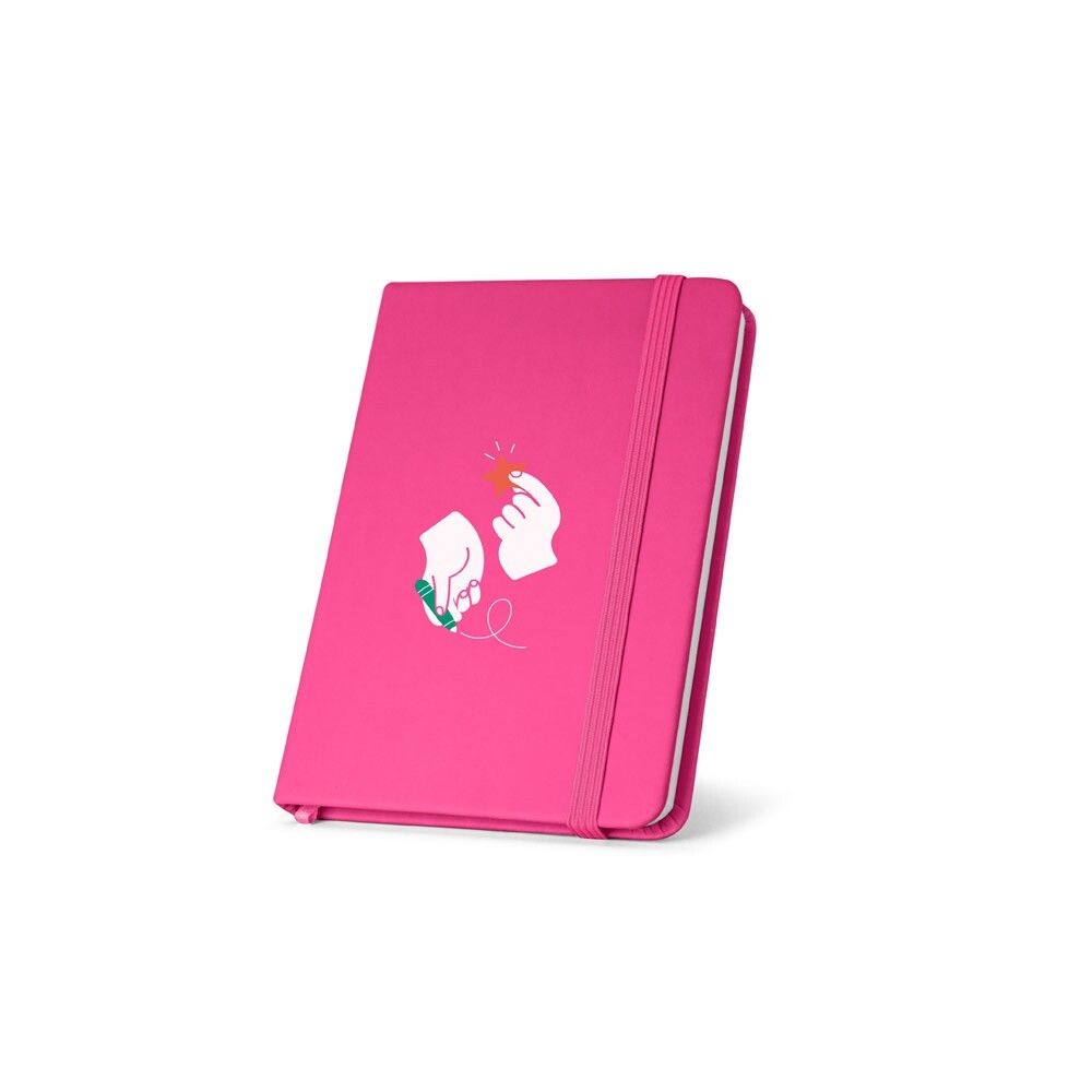 MEYER Pocket Notizbuch aus PU mit unlinierten Blättern - rosa-332