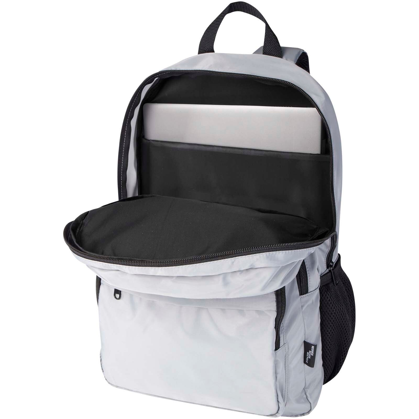 Trend Plus 15" Laptop-Rucksack aus recyceltem GRS-Material 20 L - grau-345