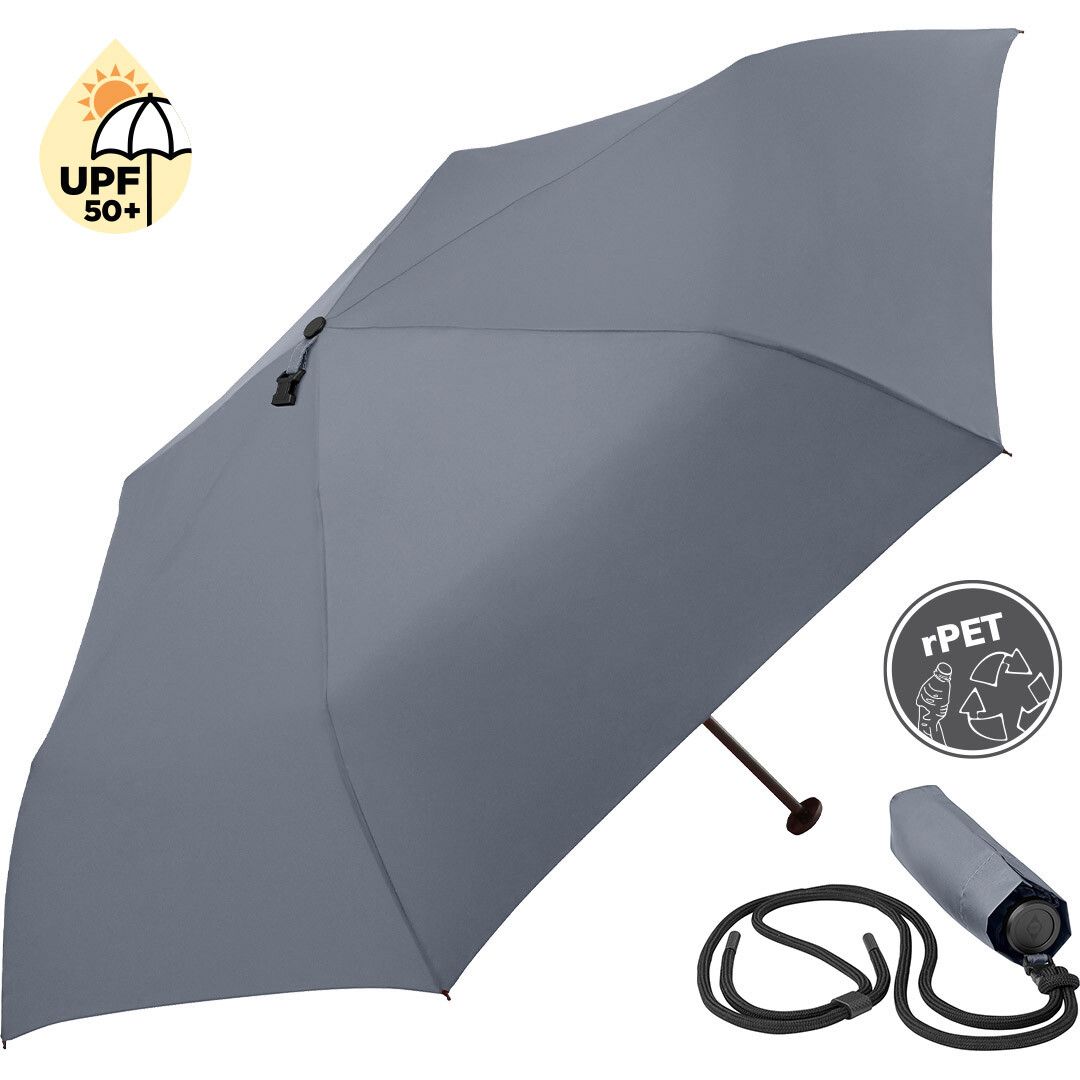 Mini-Taschenschirm FARE® FiligRain ToGo Ø88 cm - grau-221