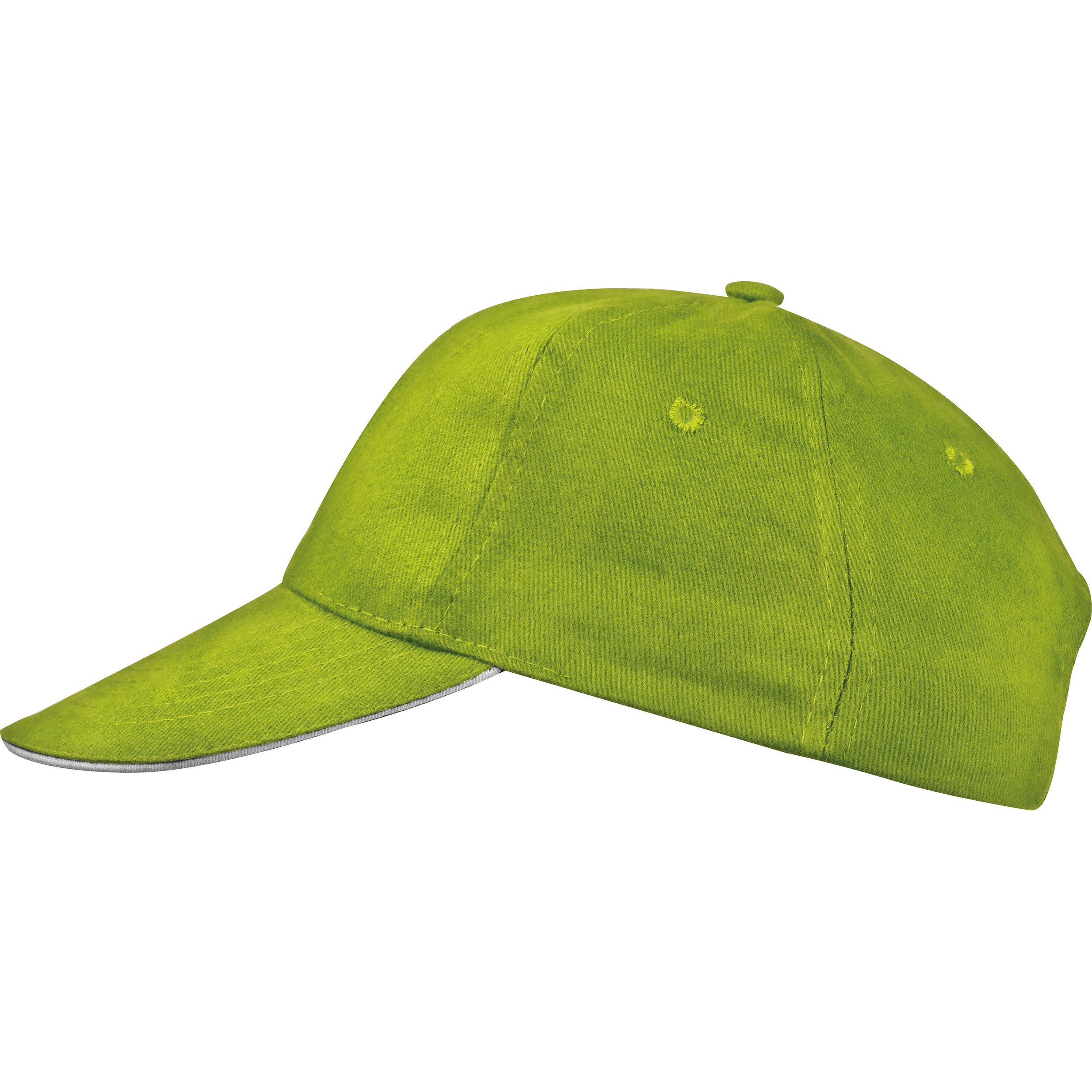 6 Panel Baseballcap San Francisco - apfelgrün-339