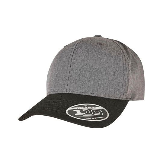 110 Melange Mix Cap - dark grey - black-854