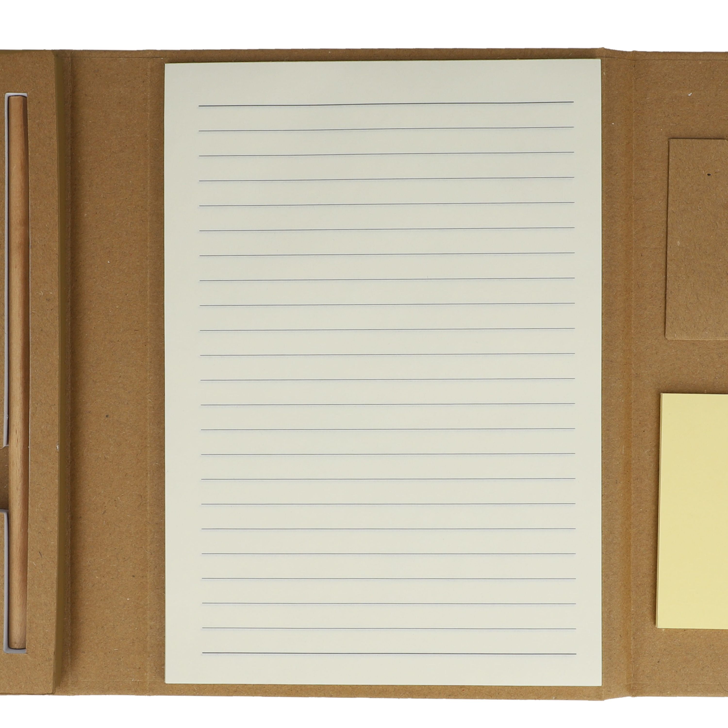 Briefpapier-Set aus Recycling-Papier - natur-316