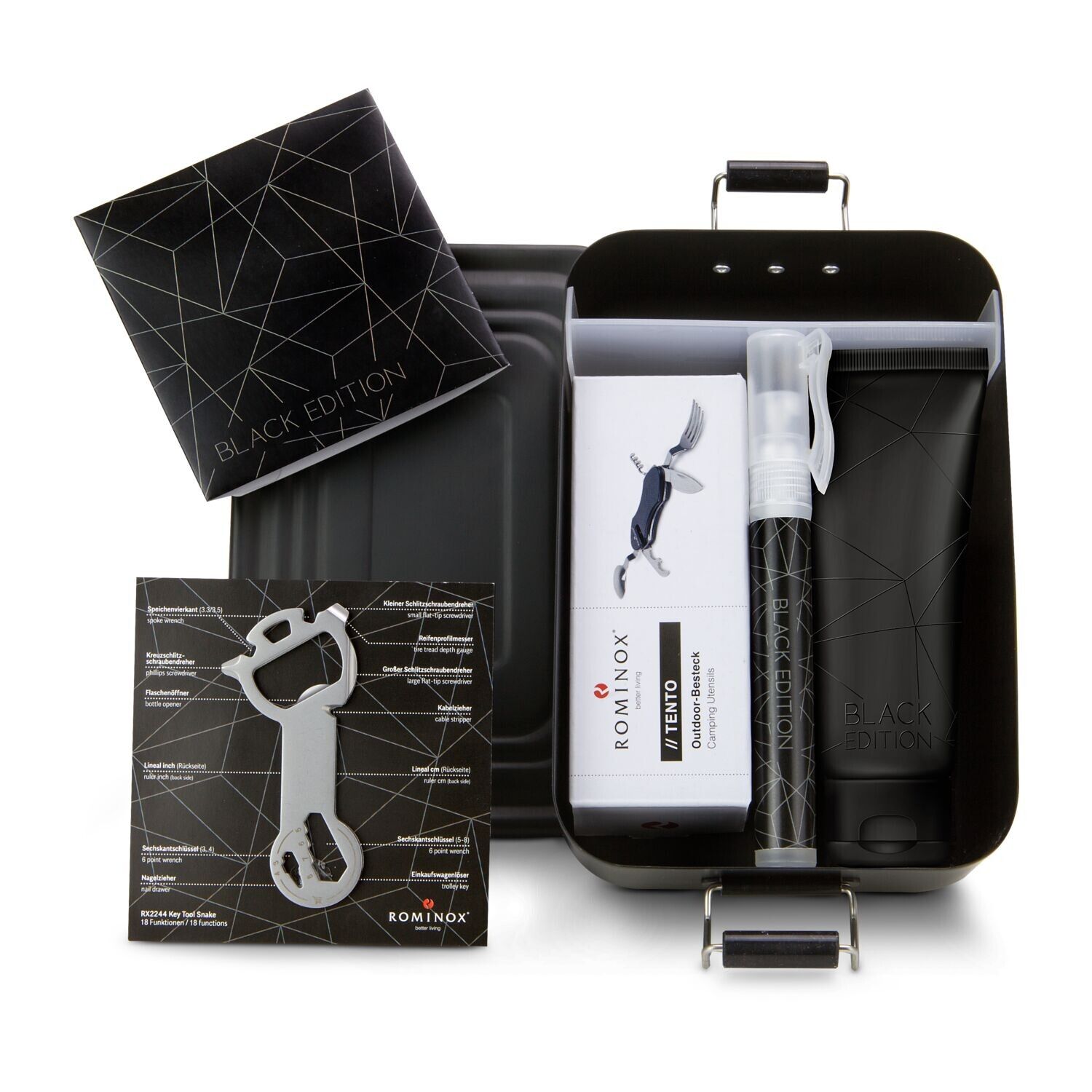 Geschenkset Lunchbox Black Edition-530