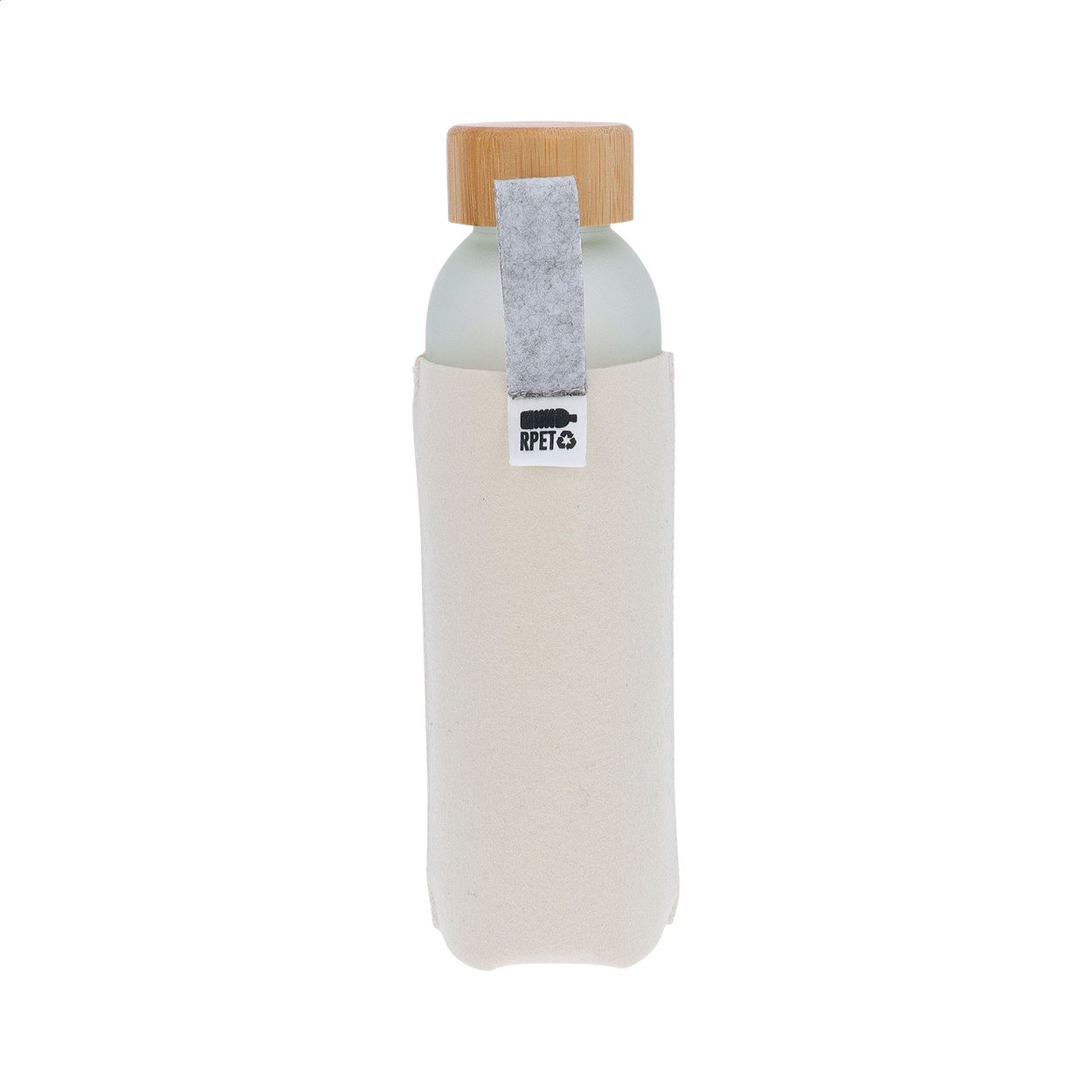 CarryFelt Glass Flasche - weiß-97