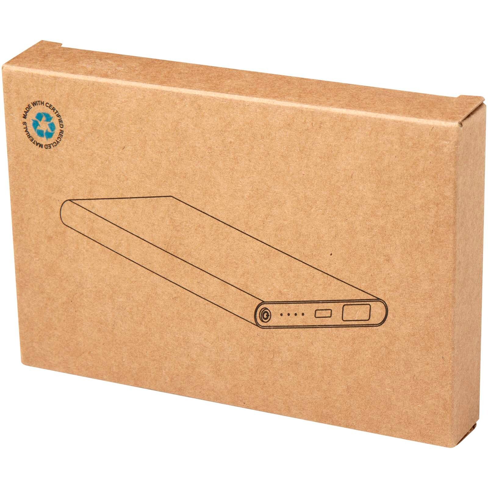 Pep 4000 mAh Type-C Powerbank aus recyceltem Aluminium  - silber-68