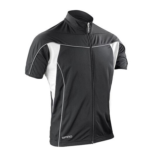 Men´s Bikewear Full Zip Performance Top - black - white-583