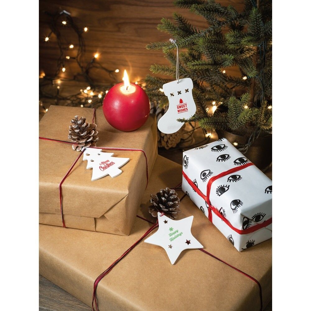 ASPEN Weihnachtsfiguren zum Aufhängen - weiß-69