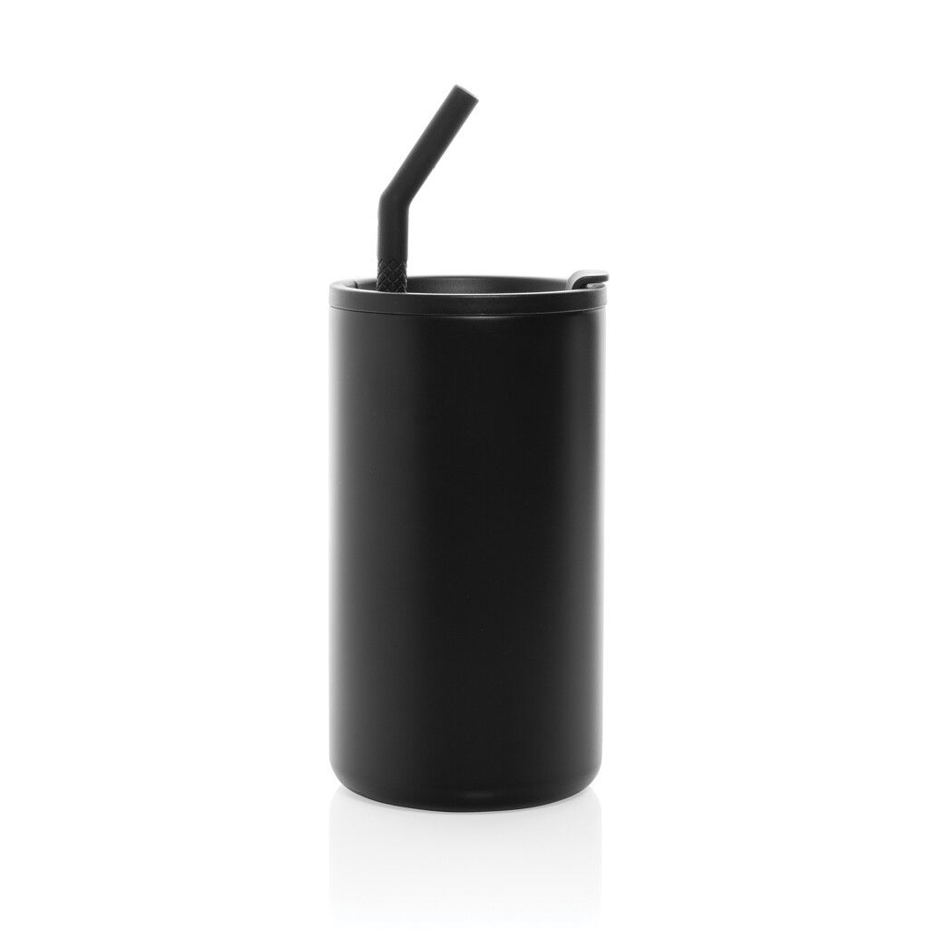 Cube Becher aus RCS recyceltem Stahl 800ml - schwarz-302