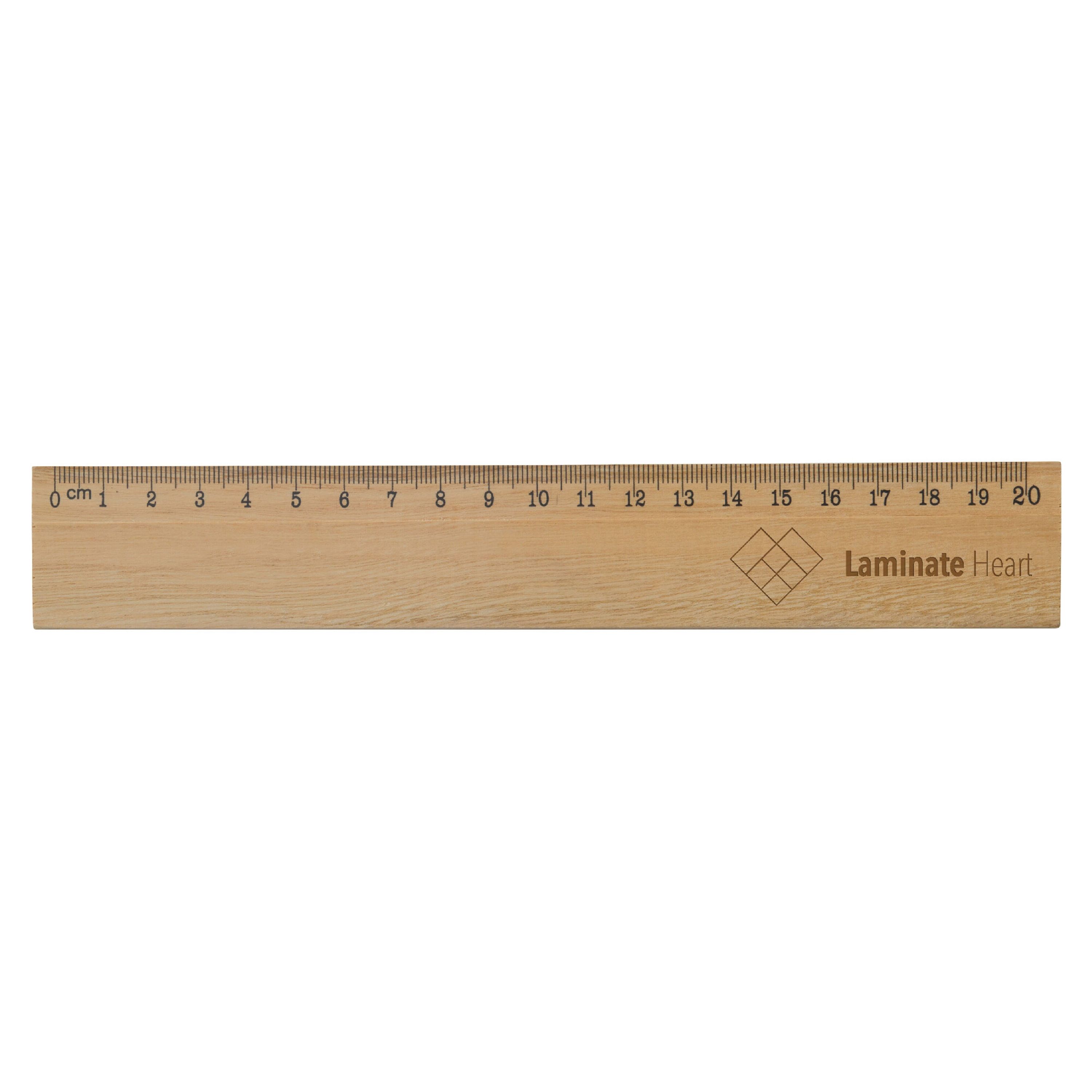 Holzlineal 20cm - holz-1000