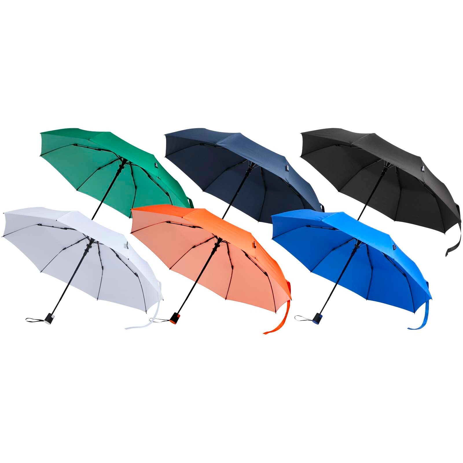 Agnes 21" faltbarer RPET-Regenschirm mit automatischer Öffnung - grün-752