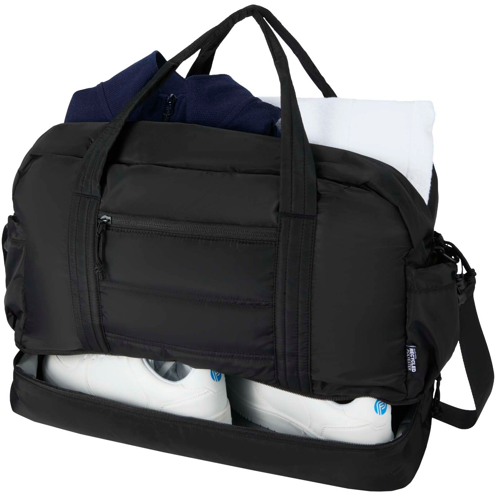 Puffer GRS recycelte Reisetasche mit isoliertem Boden 30L - schwarz-603