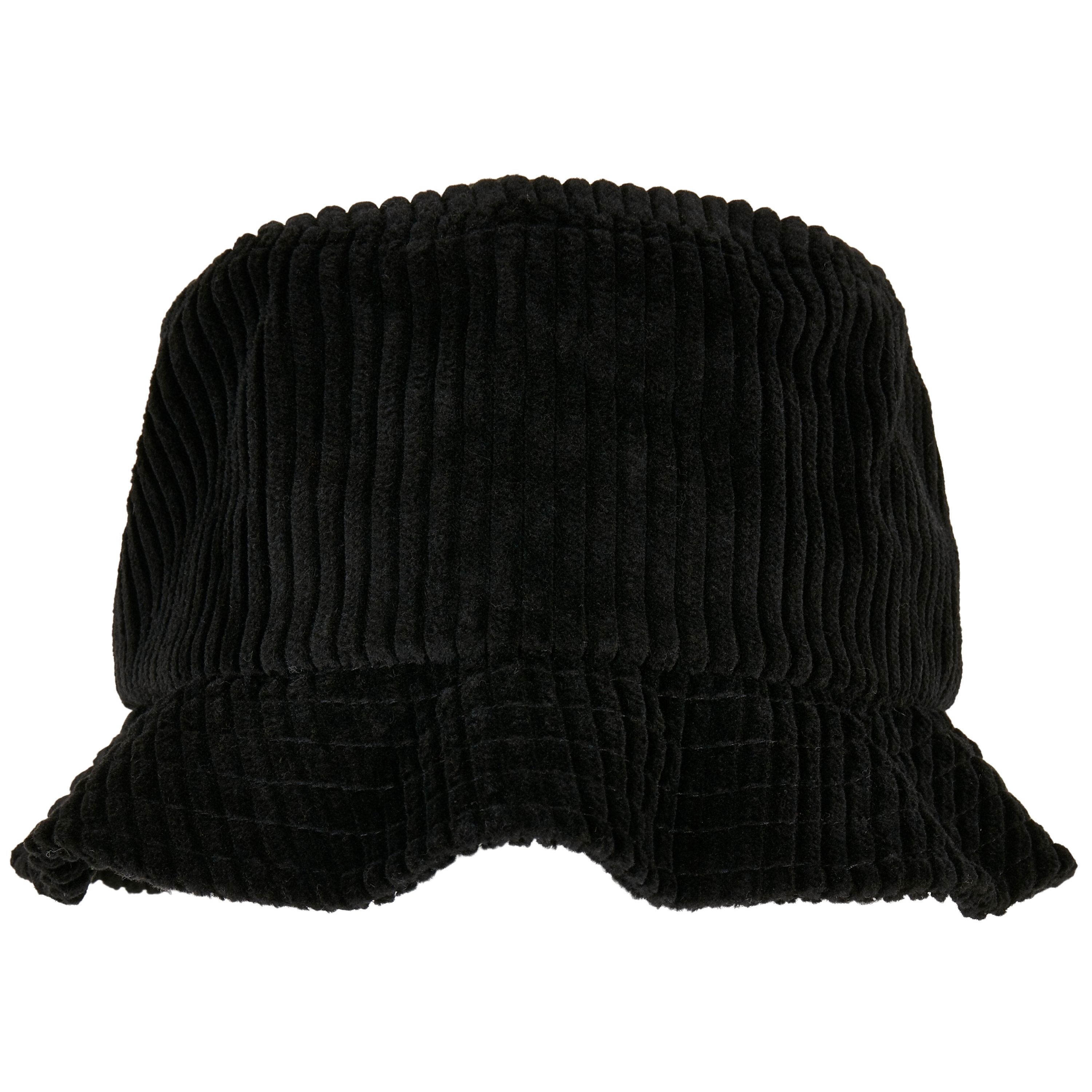 Big Corduroy Bucket Hat - black-791