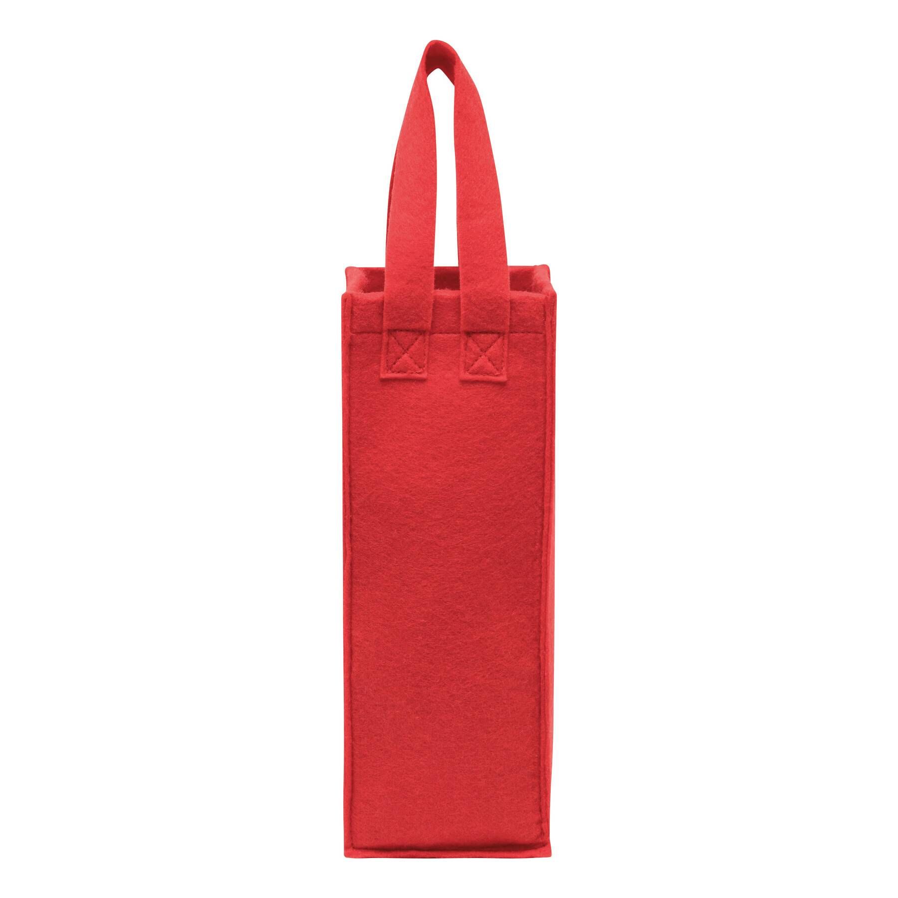 Filz-Flaschentasche CABERNET - rot-732