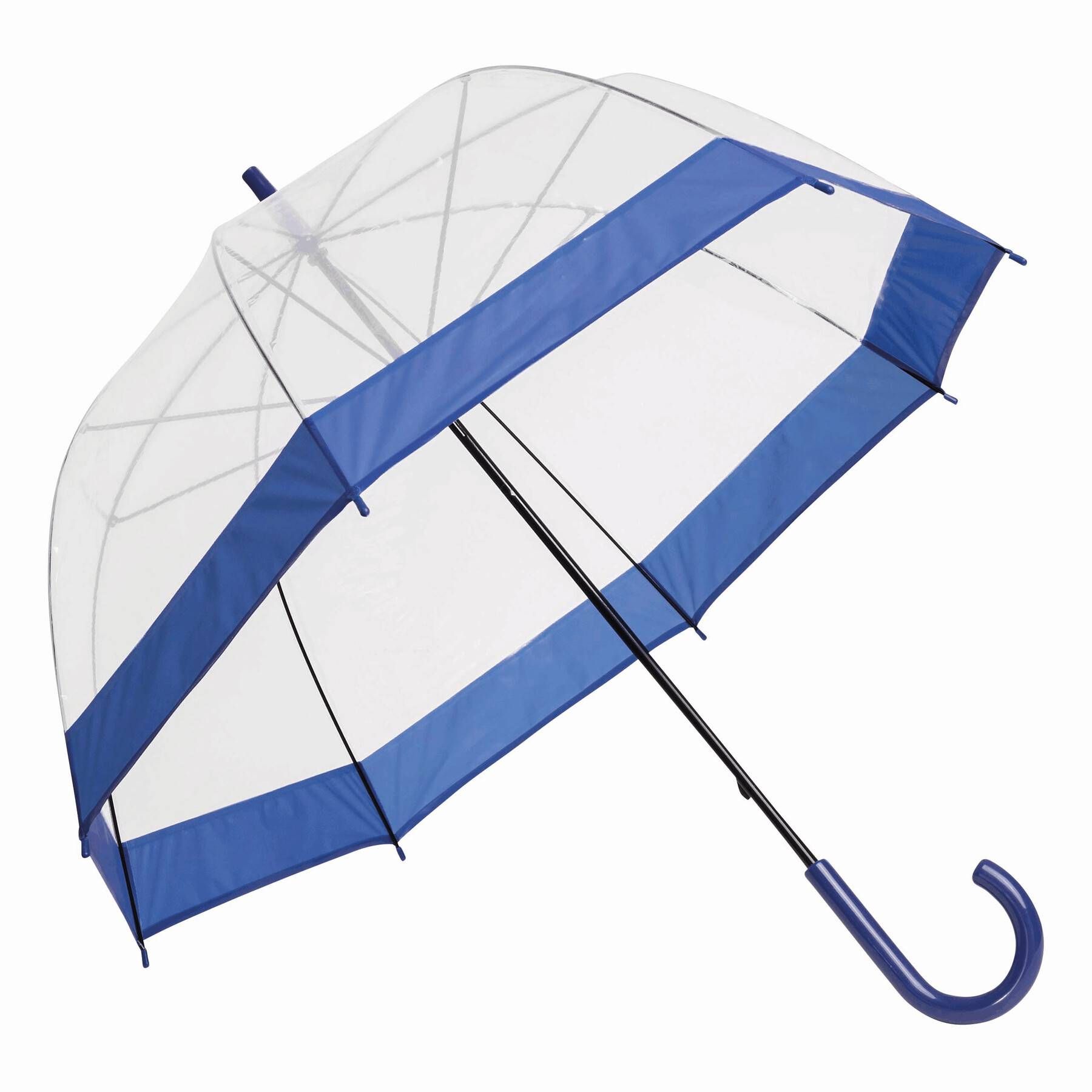 Glockenschirm HONEYMOON - blau - transparent-497