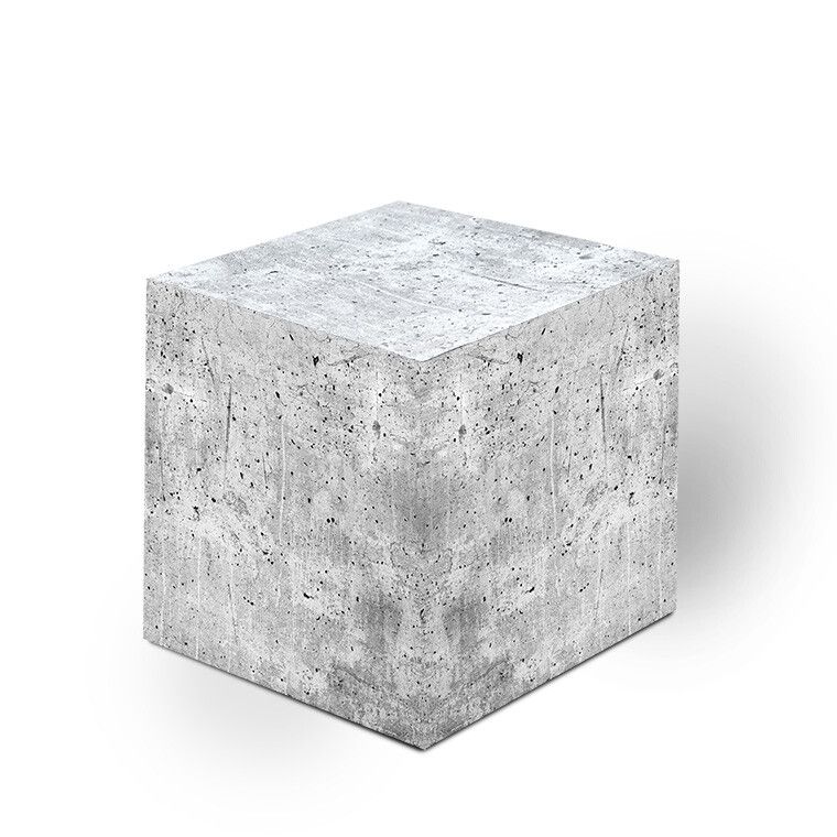 Notizquader Design Edition Beton 68 x 68 x 68 mm-591