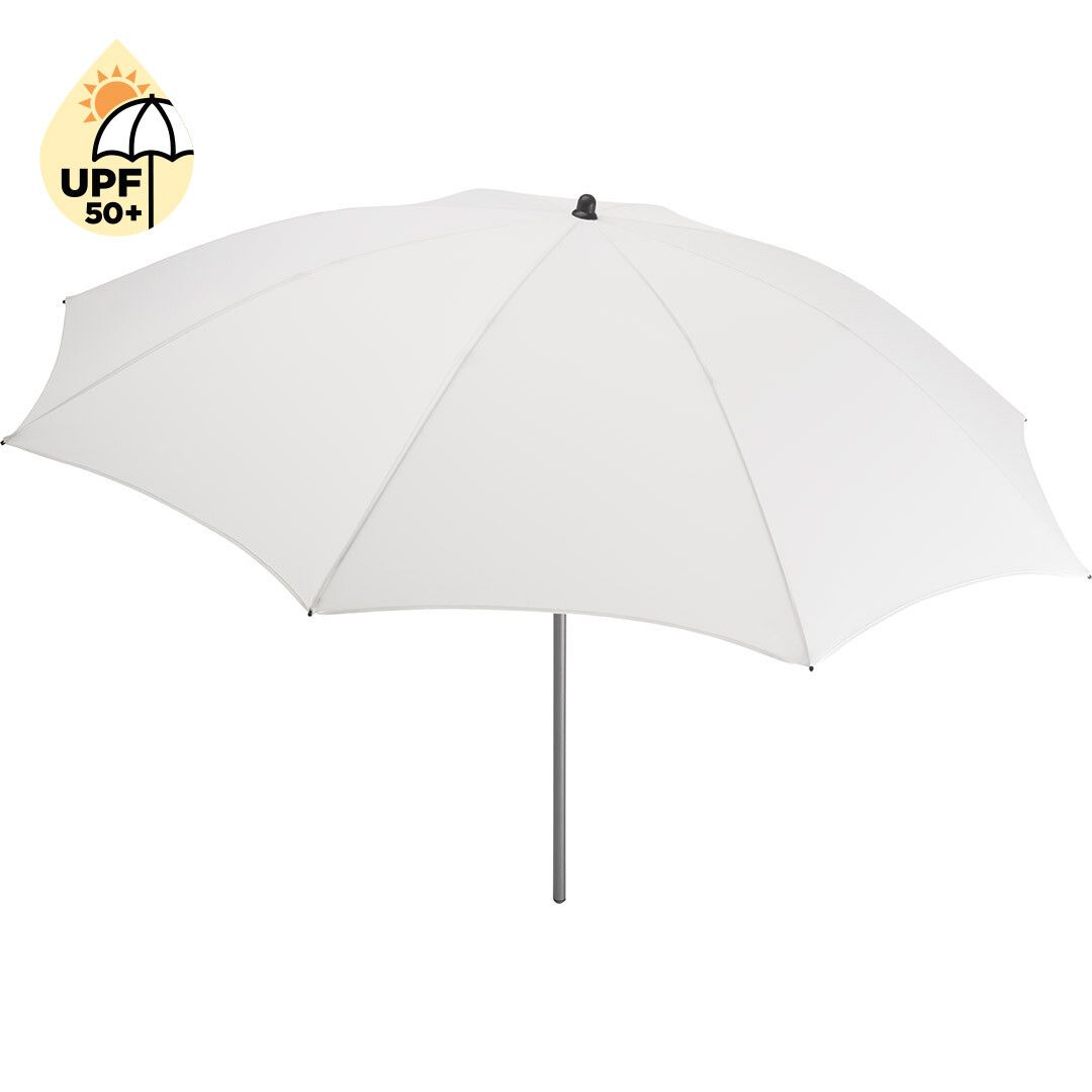 Sonnenschirm L Ø200 cm - weiß-148