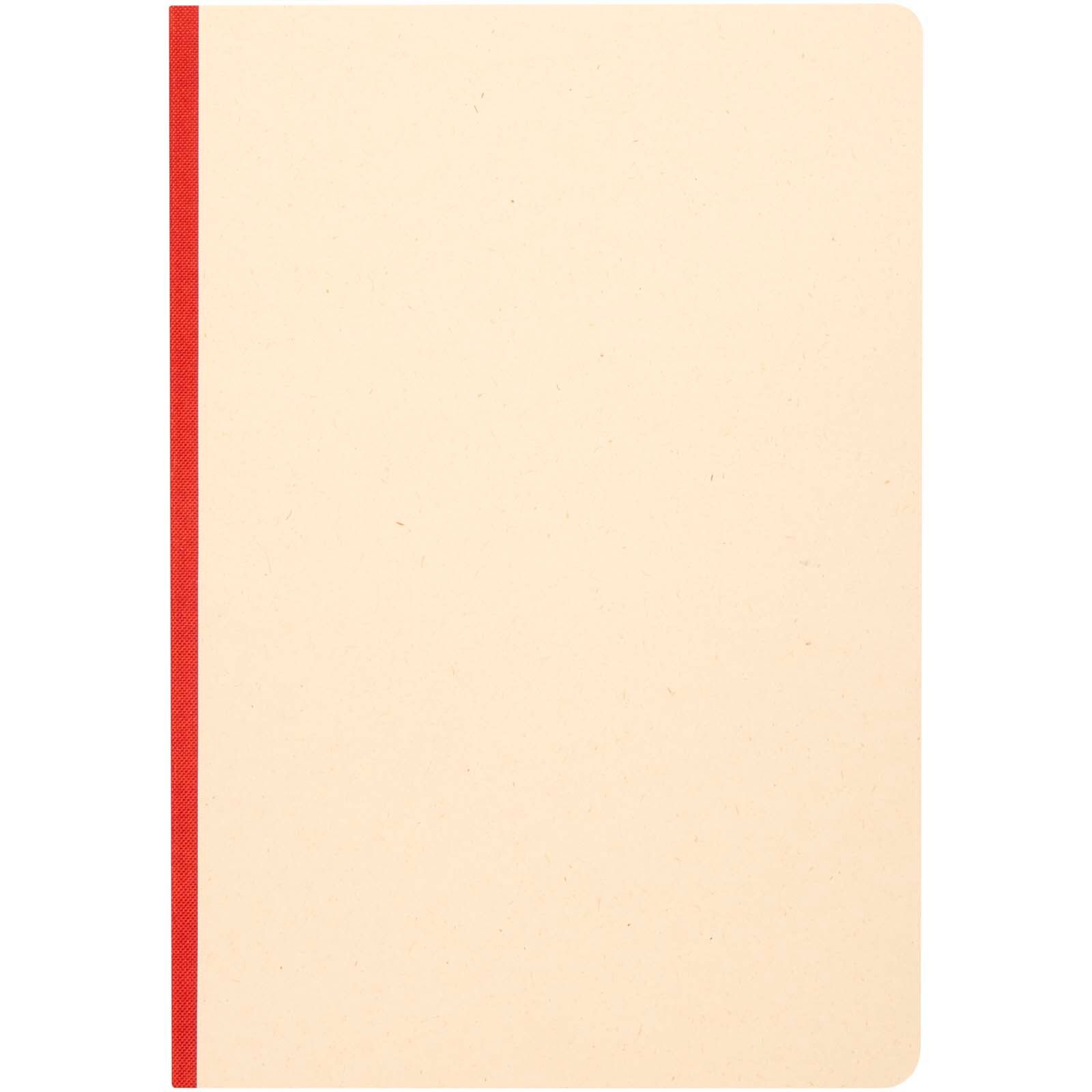 Liliana A5 Zuckerrohr und RPET Softcover Notizbuch - ziegelstein-517