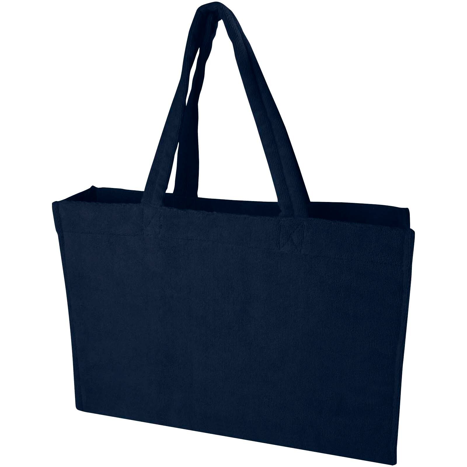 Siam GRS-recycelte Strandtragetasche aus Frottee 13 L - navy-649