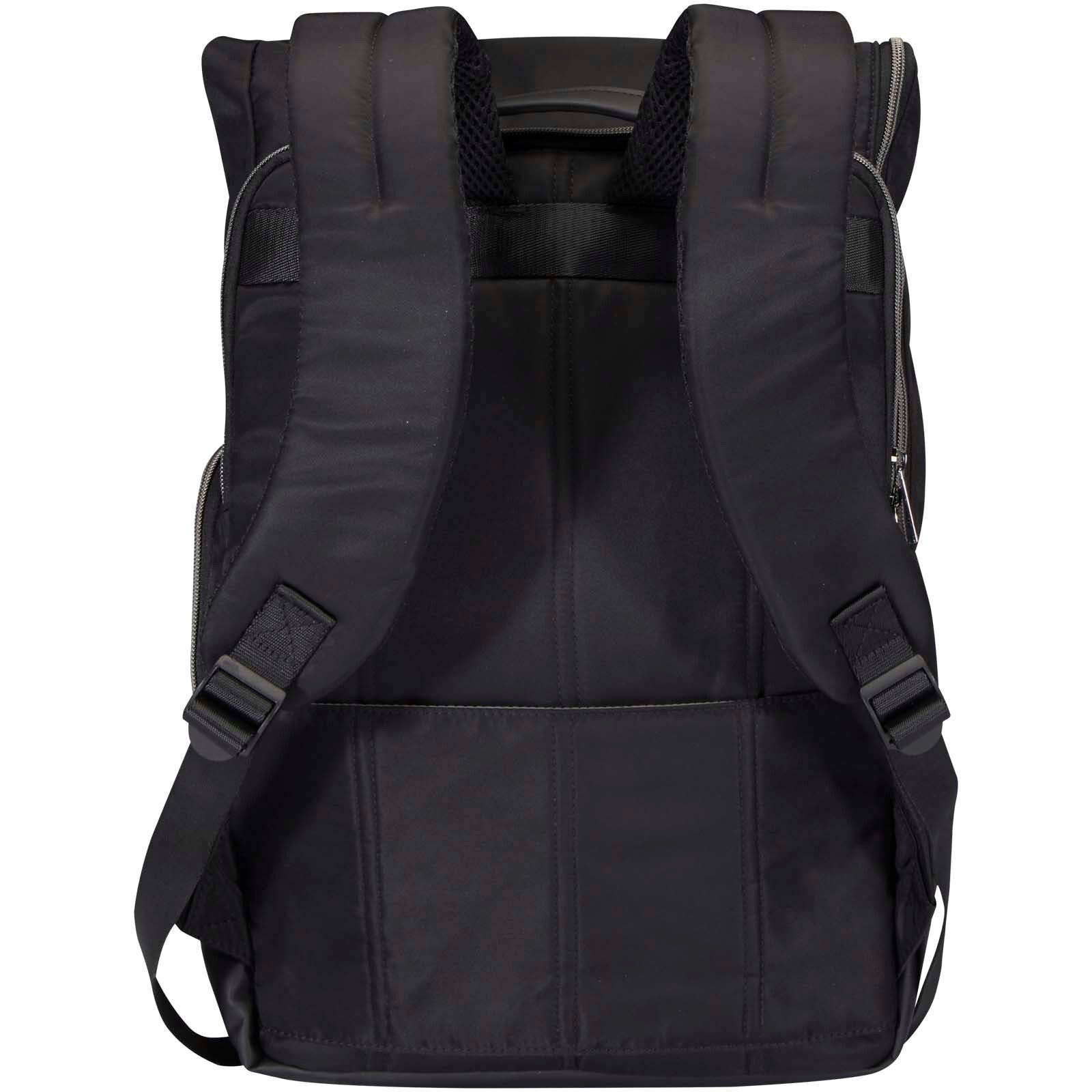Rhine 15" Rolltop-Rucksack aus recyceltem GRS-Material 18 L - schwarz-888
