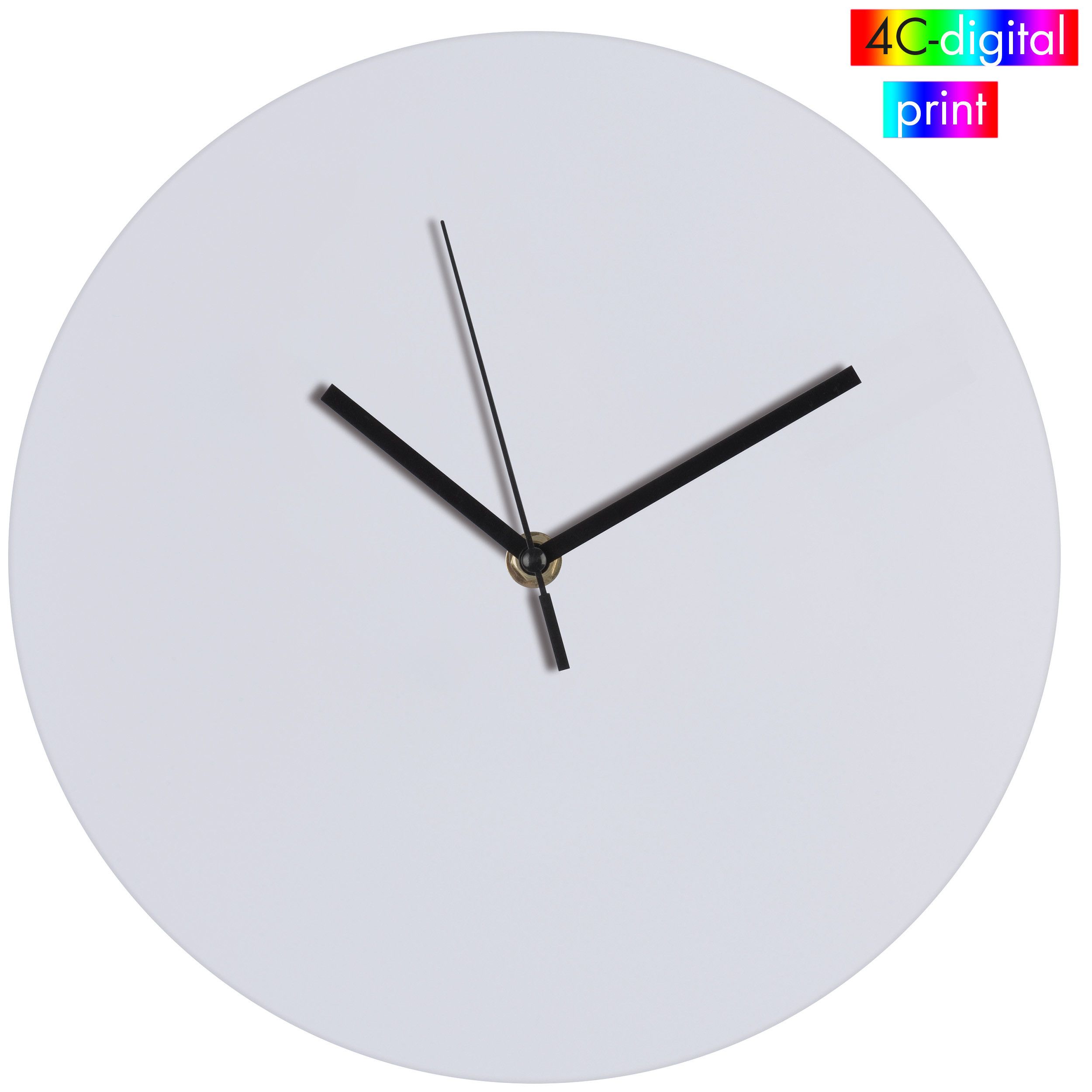 Wanduhr mit Allover Ziffernblatt Venice - weiß-348