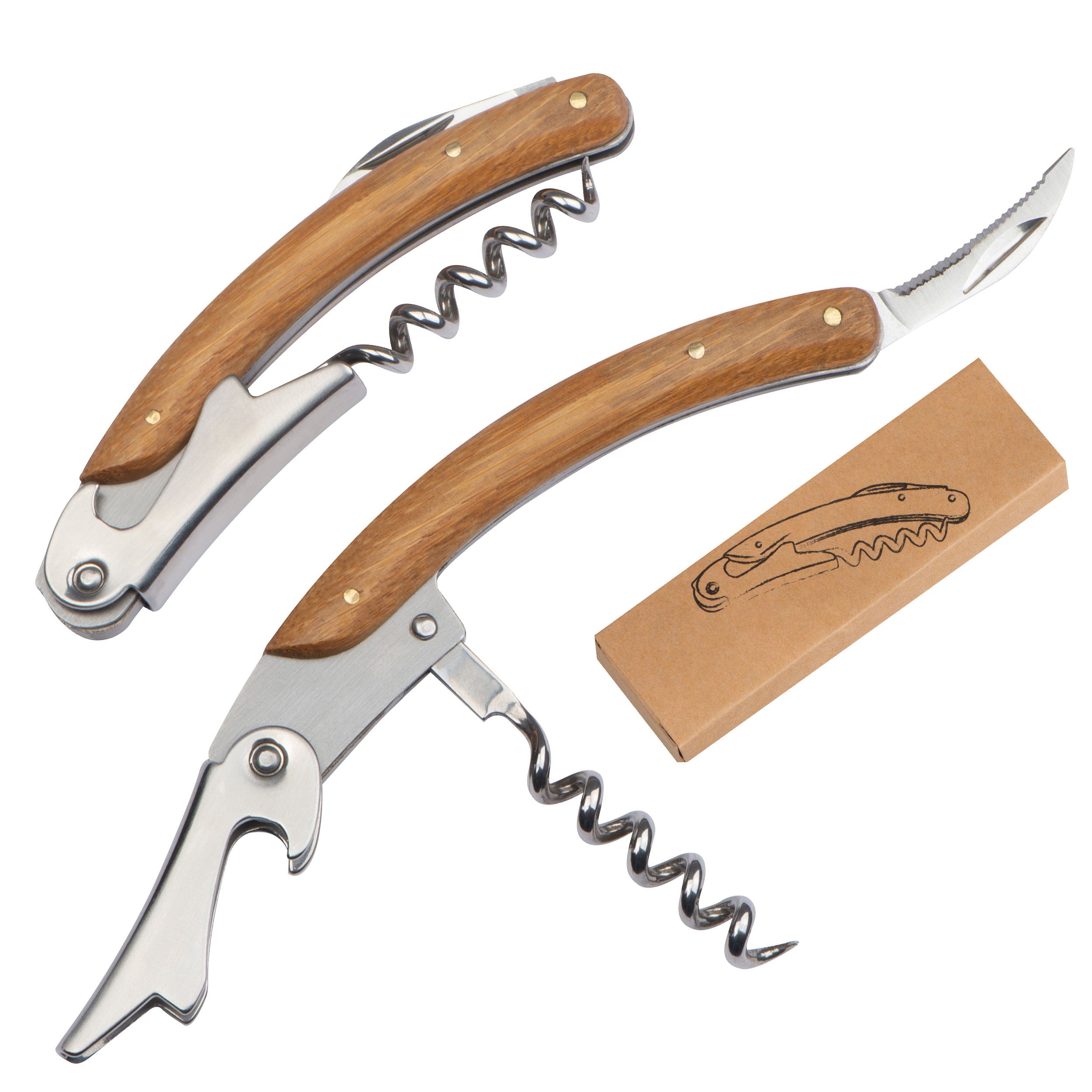Kellnermesser Bambus - beige-623