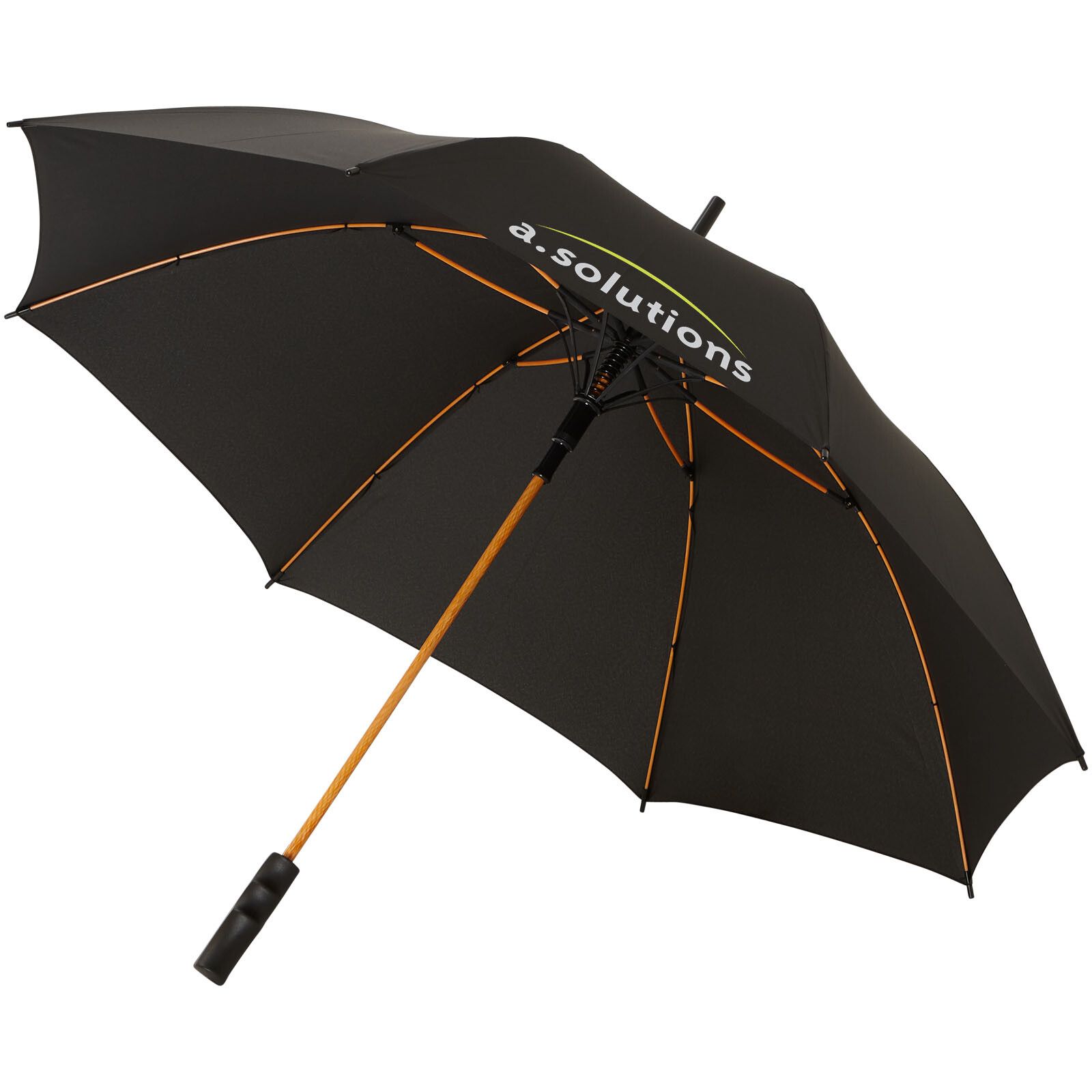 Stark 23" Automatik-Sturmschirm - orange -  schwarz-465