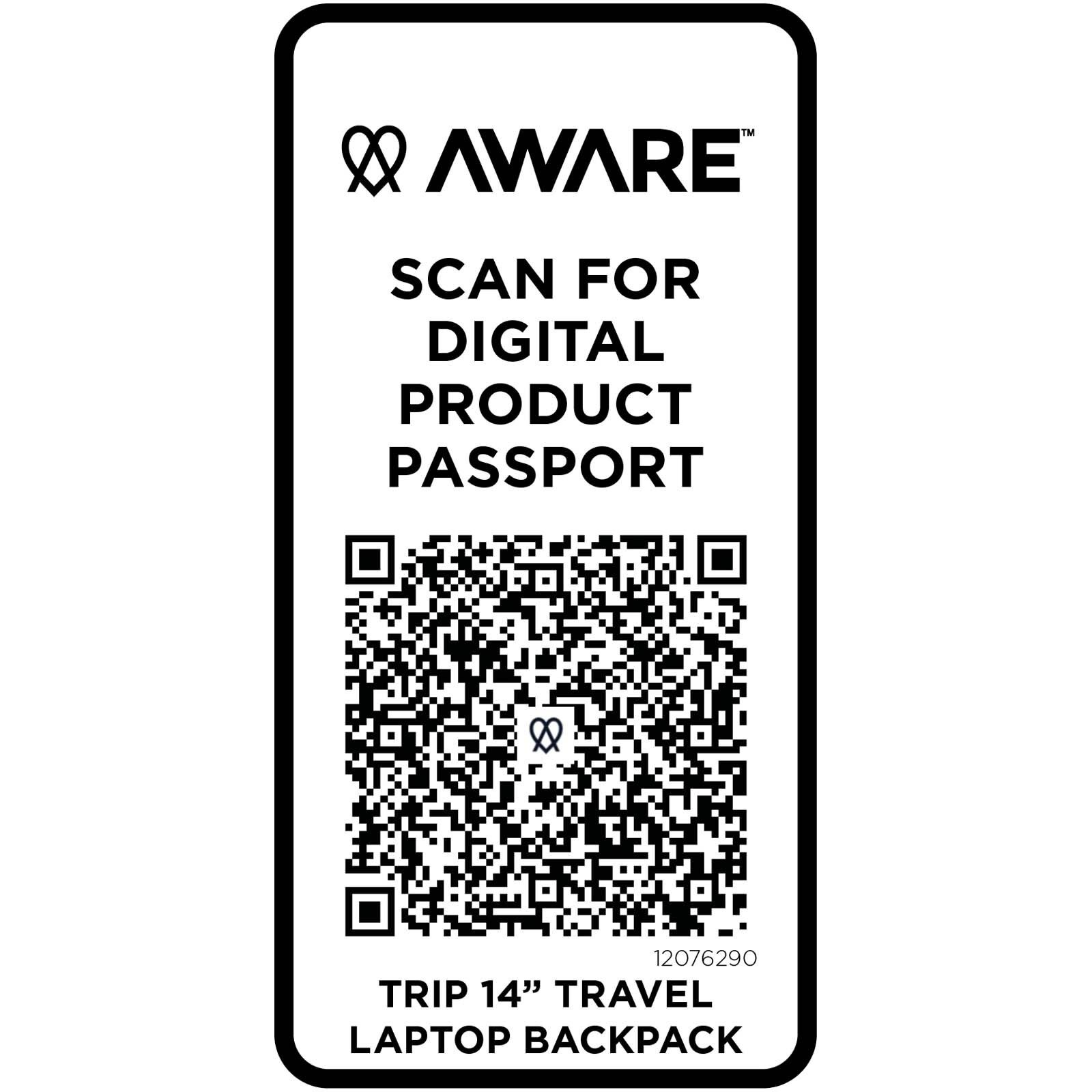Trip 14" Aware Recycelter Laptop Rucksack 9 L  - schwarz-227