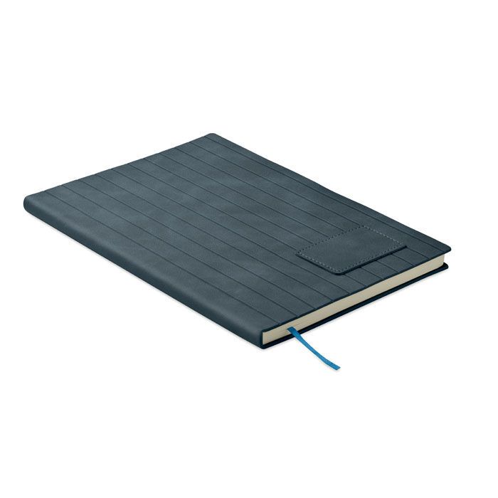 DIN A5 Smokey Notizbuch PU TINTRAY - blau-883