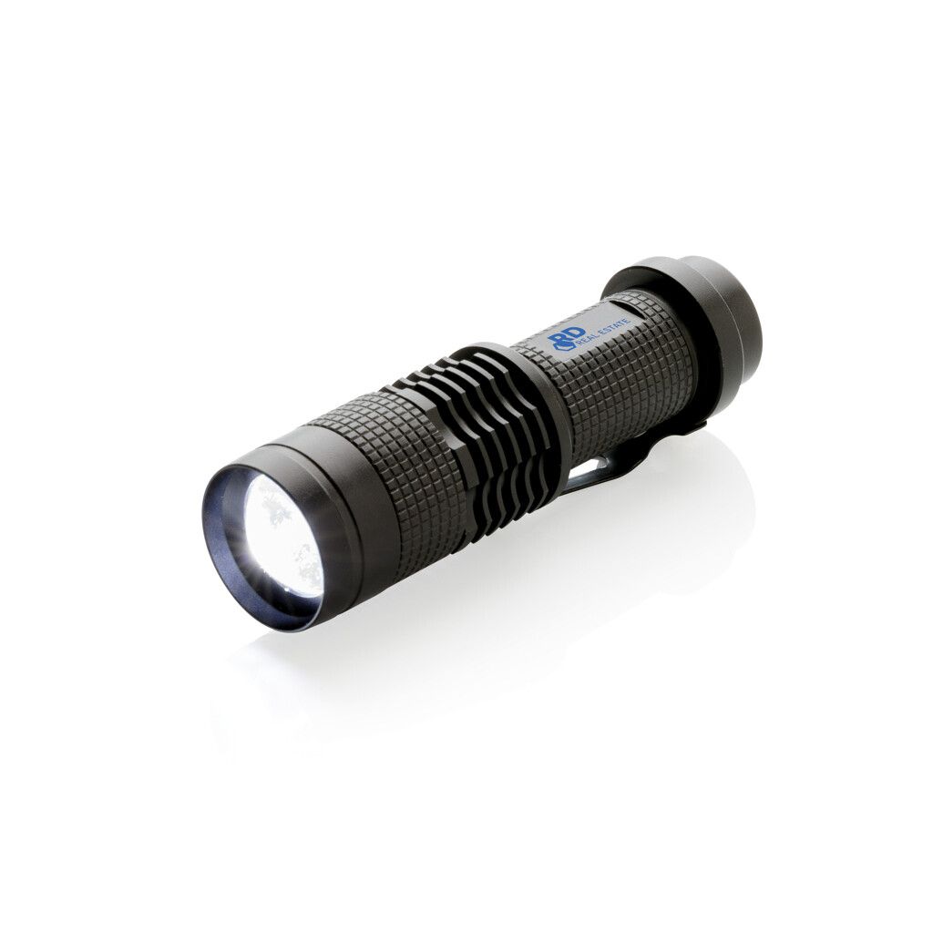 Kompakte 3W Cree Taschenlampe - schwarz-728