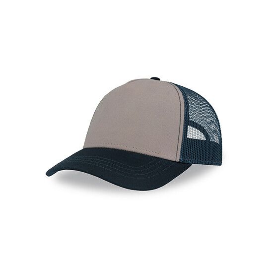 Rapper Canvas Cap Recycled - grey - navy-69