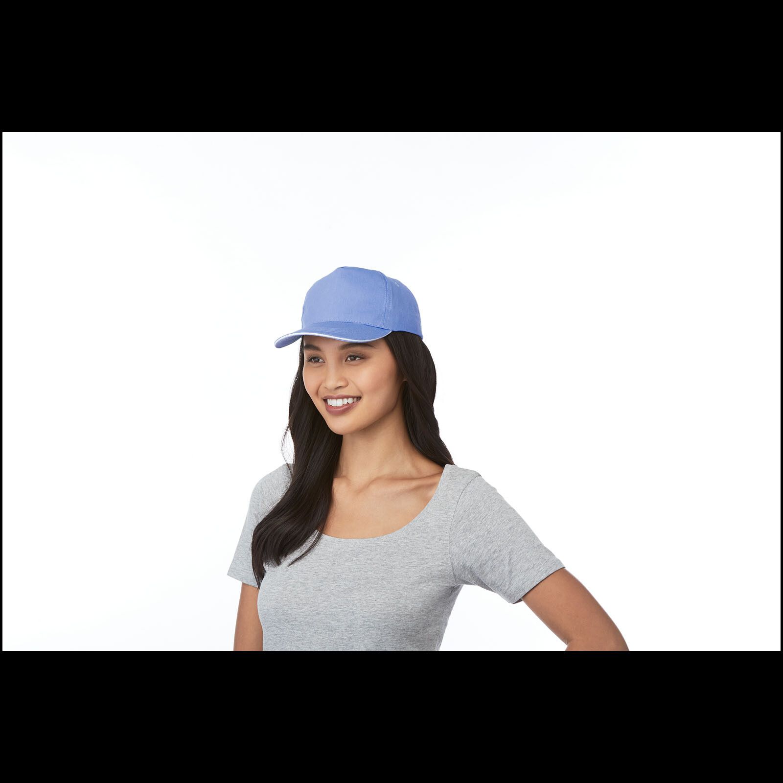 Ceto Cap mit 5 Segmenten und Sandwichschirm - storm grey - 0-845