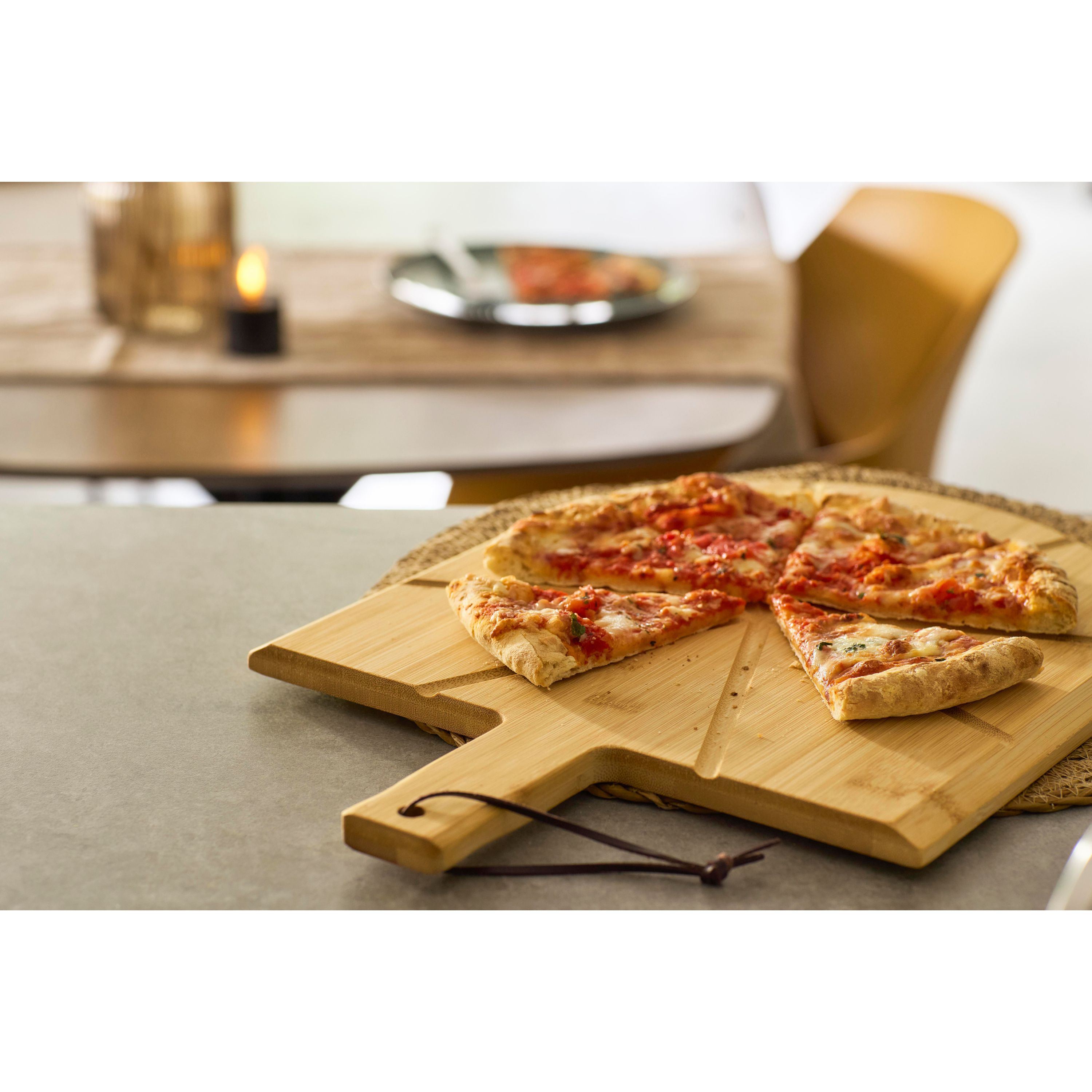 Pizzabrett aus Bambus Vale - braun-818