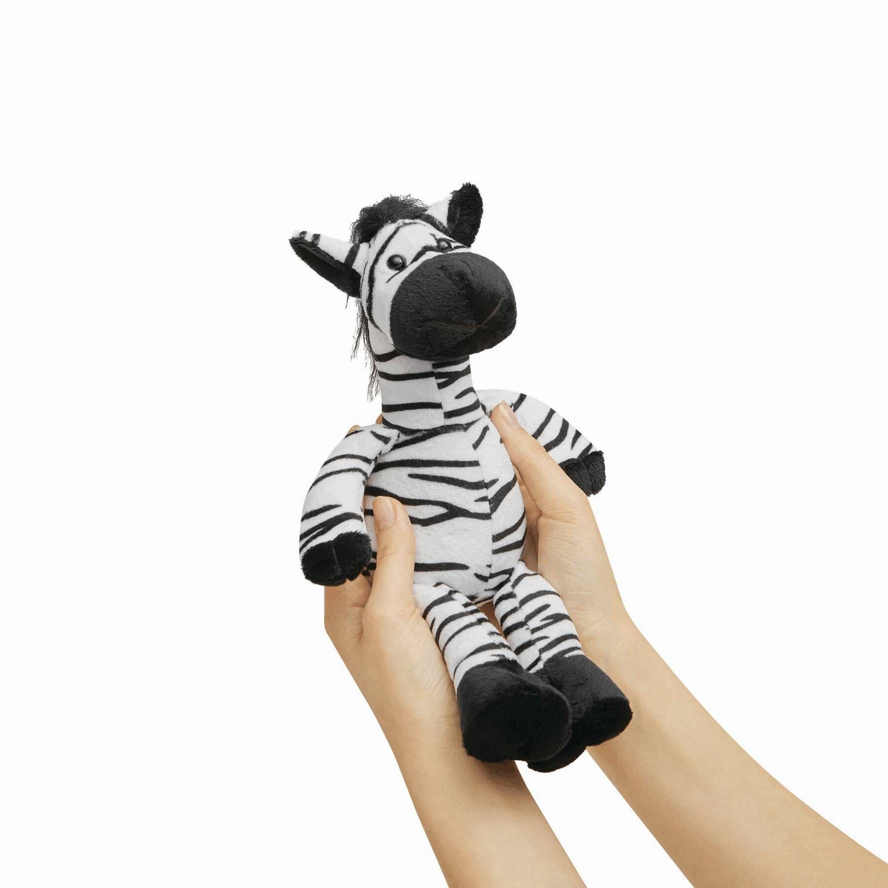Plüsch-Zebra LORENZO - schwarz - weiß-609